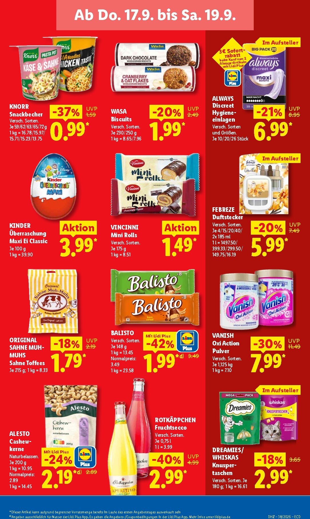 lidl - Lidl Prospekt nächste Woche – von Montag 14.09.2026 bis Samstag 19.09.2026 - page: 67
