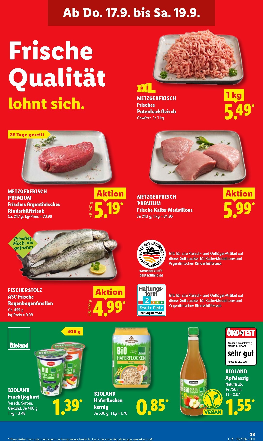lidl - Lidl Prospekt nächste Woche – von Montag 14.09.2026 bis Samstag 19.09.2026 - page: 57