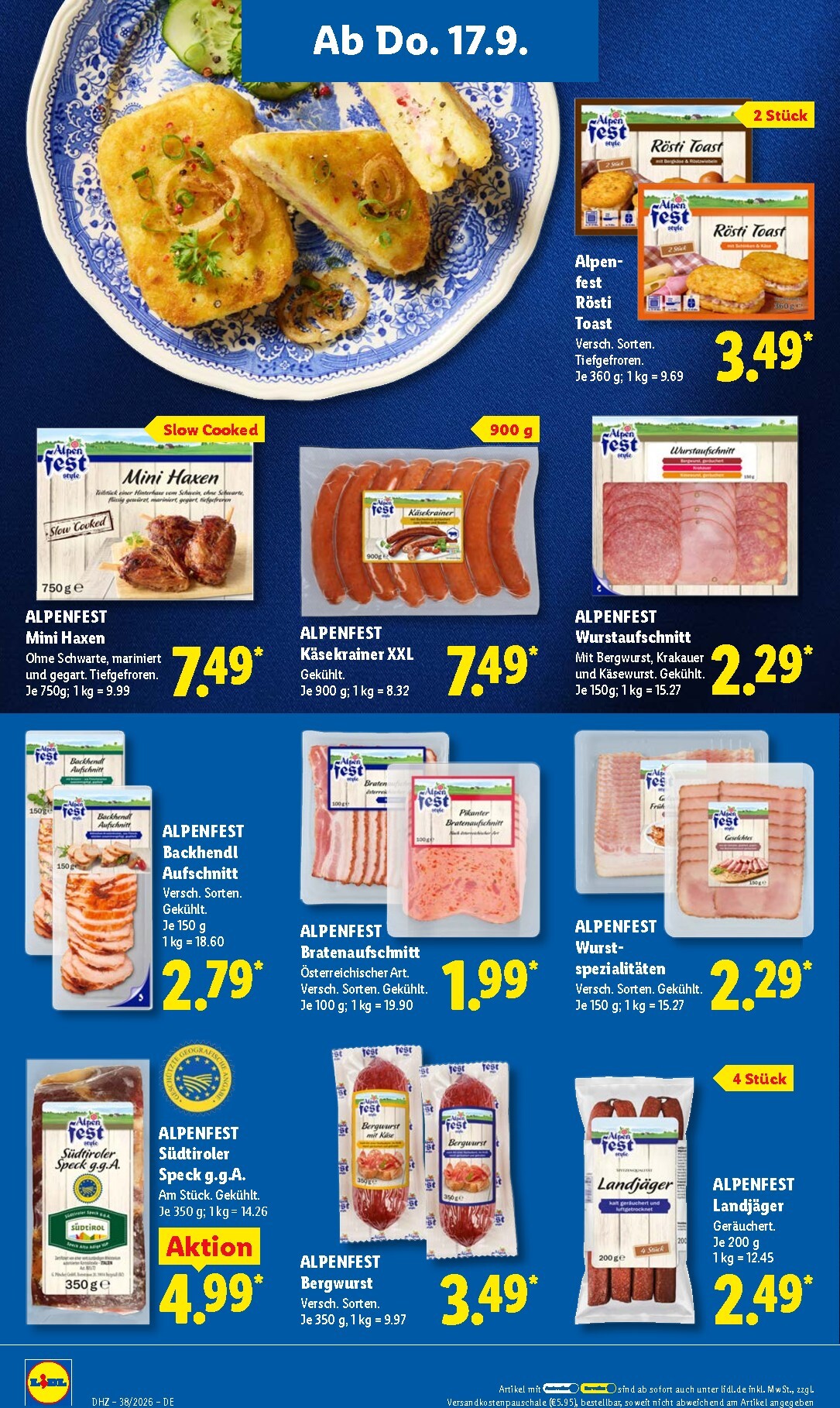 lidl - Lidl Prospekt nächste Woche – von Montag 14.09.2026 bis Samstag 19.09.2026 - page: 62