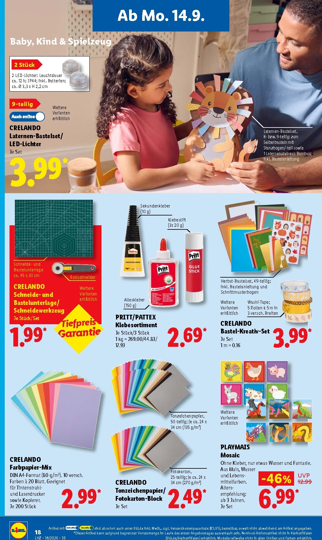 lidl - Lidl Prospekt nächste Woche – von Montag 14.09.2026 bis Samstag 19.09.2026 - page: 34