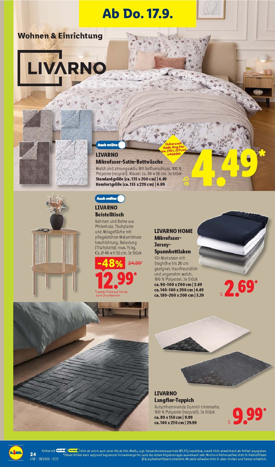 lidl - Lidl Prospekt nächste Woche – von Montag 14.09.2026 bis Samstag 19.09.2026 - page: 44