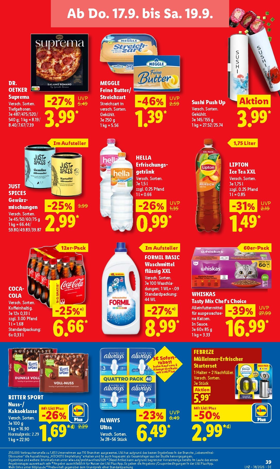 lidl - Lidl Prospekt nächste Woche – von Montag 14.09.2026 bis Samstag 19.09.2026 - page: 65