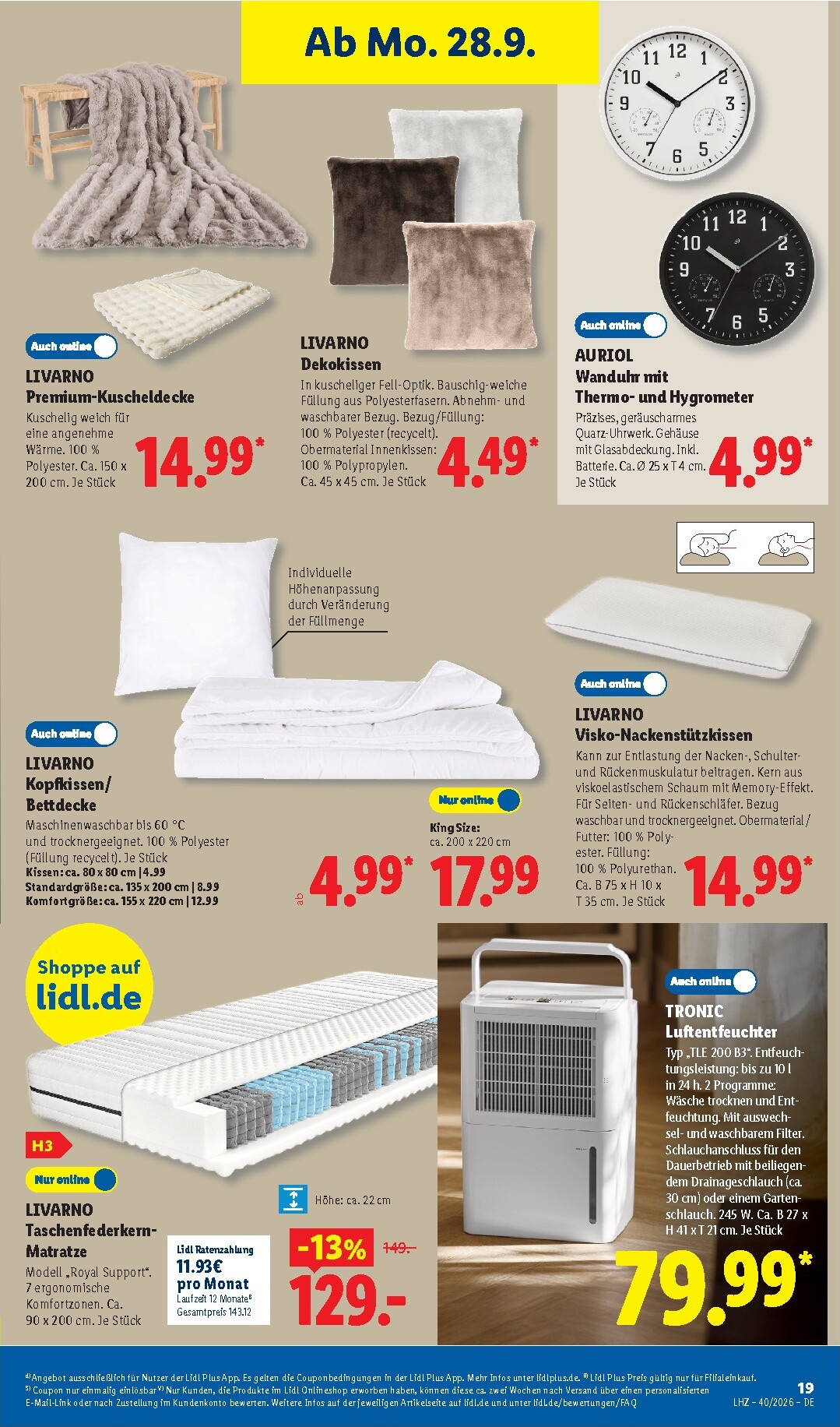 lidl - Lidl - Nonfood Prospekt nächste Woche – von Montag 28.09.2026 bis Freitag 02.10.2026 - page: 11