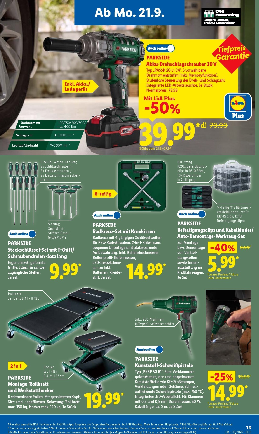 lidl - Lidl Prospekt nächste Woche – von Montag 21.09.2026 bis Samstag 26.09.2026 - page: 25