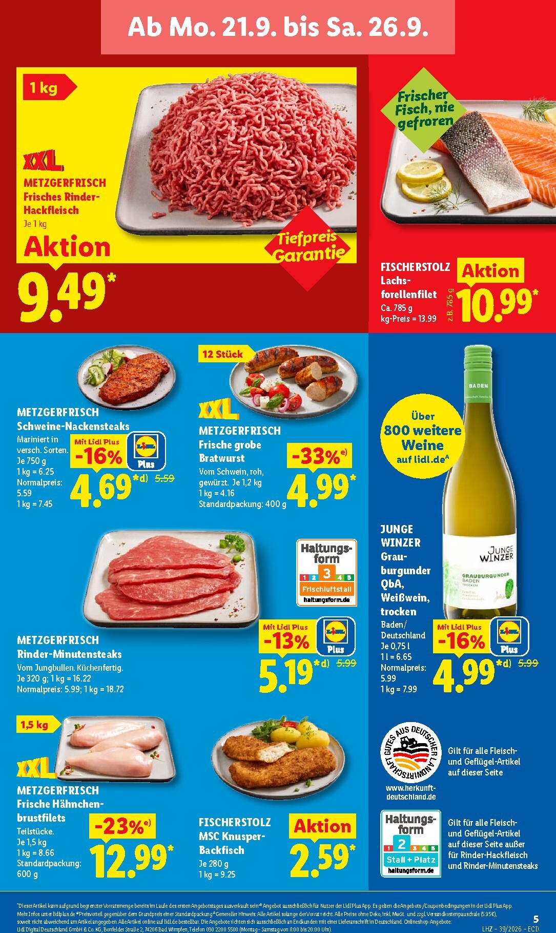 lidl - Lidl Prospekt nächste Woche – von Montag 21.09.2026 bis Samstag 26.09.2026 - page: 11