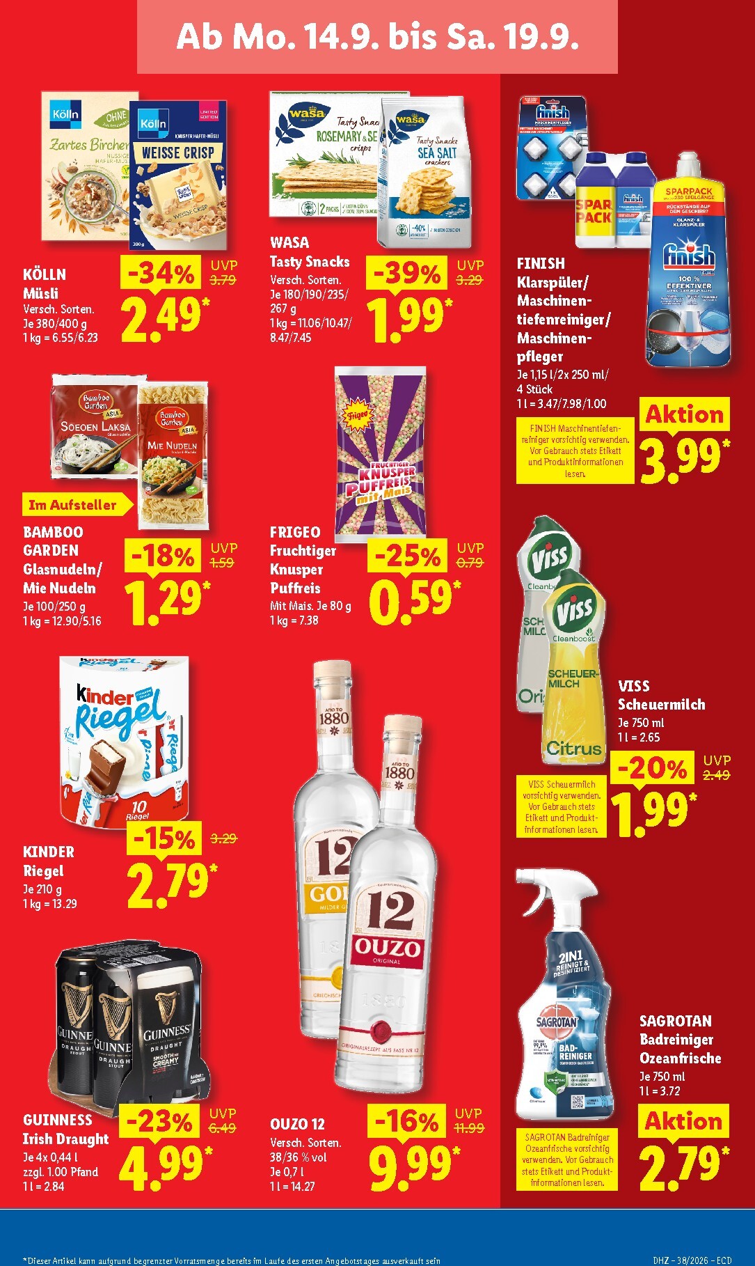lidl - Lidl Prospekt – von Montag 14.09.2026 bis Samstag 19.09.2026 - page: 19
