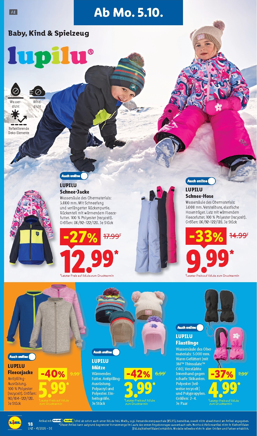 lidl - Lidl - Nonfood Prospekt nächste Woche – von Montag 05.10.2026 bis Samstag 10.10.2026 - page: 12