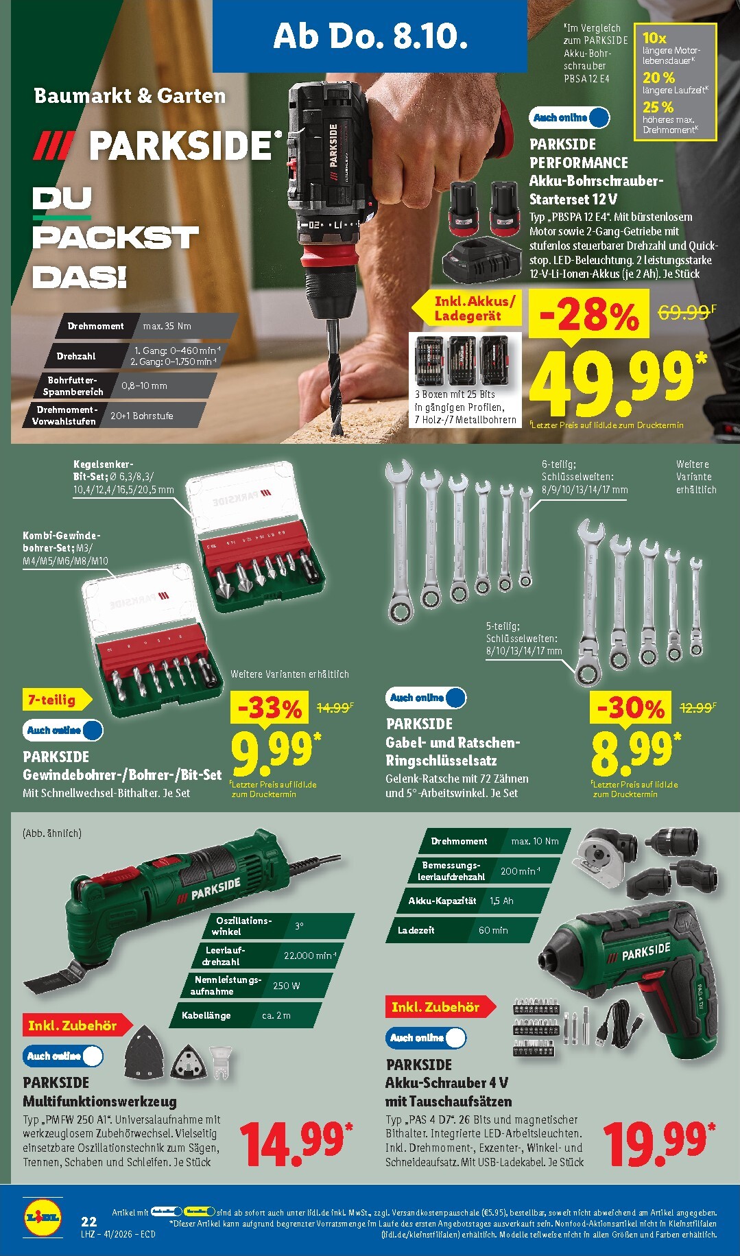 lidl - Lidl - Nonfood Prospekt nächste Woche – von Montag 05.10.2026 bis Samstag 10.10.2026 - page: 16
