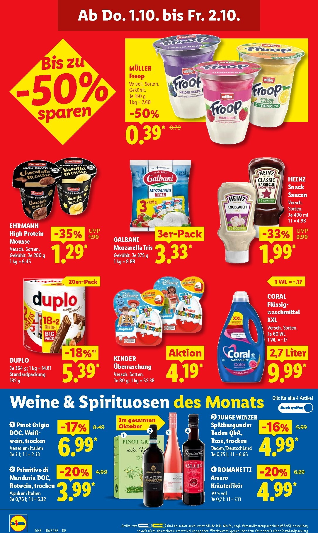lidl - Lidl Prospekt nächste Woche – von Montag 28.09.2026 bis Freitag 02.10.2026 - page: 64