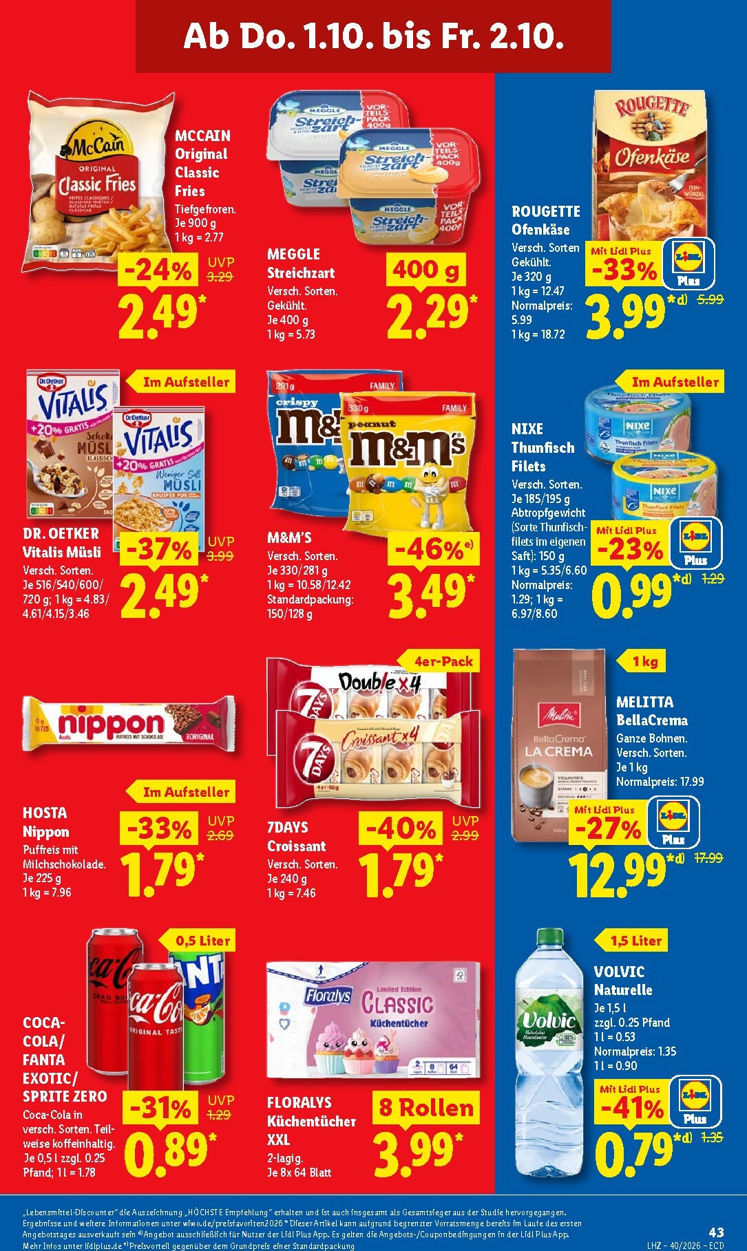 lidl - Lidl Prospekt nächste Woche – von Montag 28.09.2026 bis Freitag 02.10.2026 - page: 63
