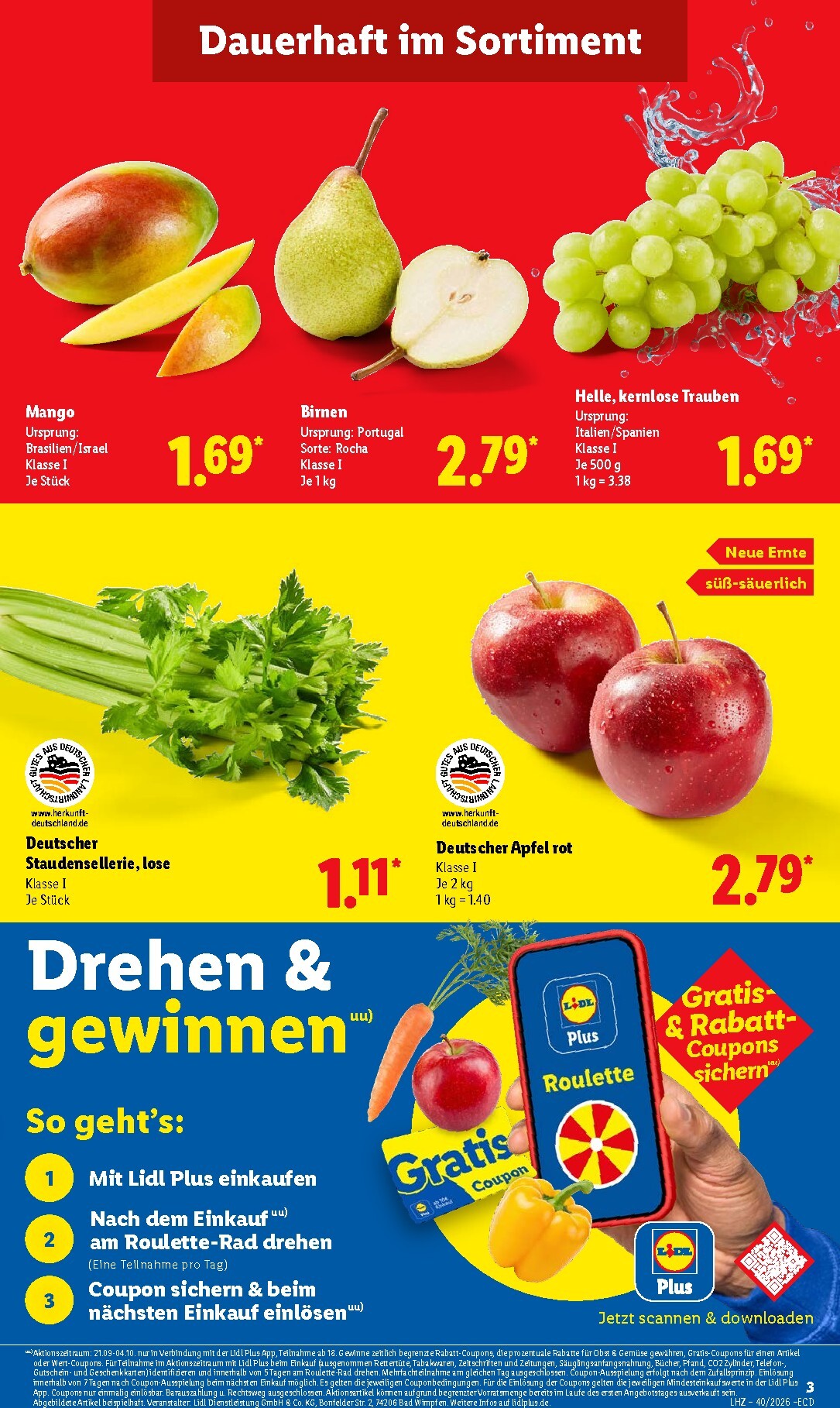 lidl - Lidl Prospekt nächste Woche – von Montag 28.09.2026 bis Freitag 02.10.2026 - page: 3