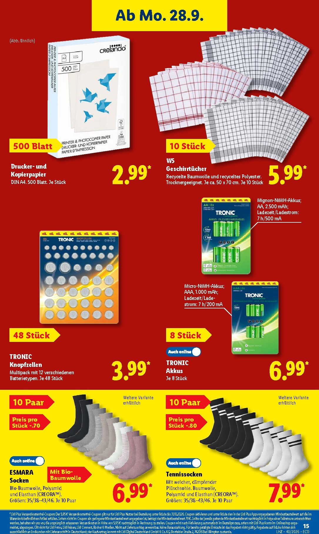 lidl - Lidl Prospekt nächste Woche – von Montag 28.09.2026 bis Freitag 02.10.2026 - page: 31
