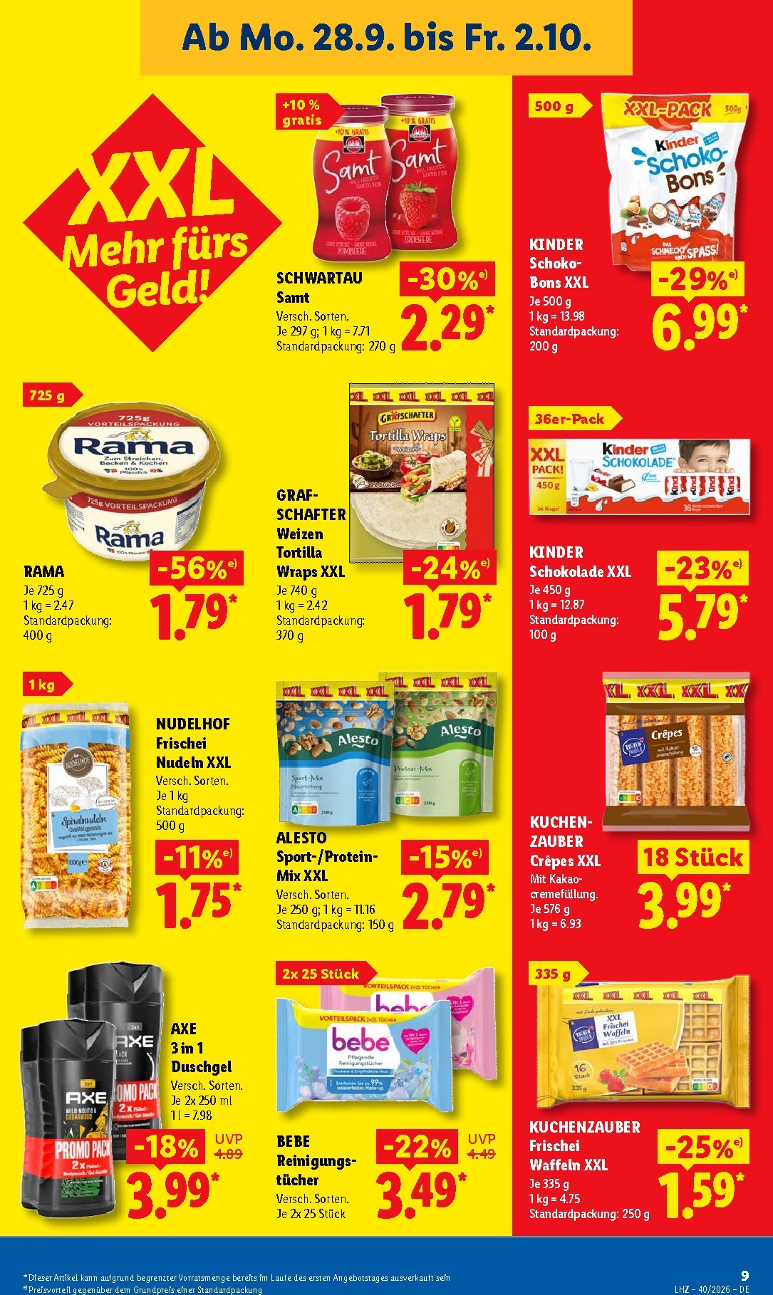 lidl - Lidl Prospekt nächste Woche – von Montag 28.09.2026 bis Freitag 02.10.2026 - page: 15