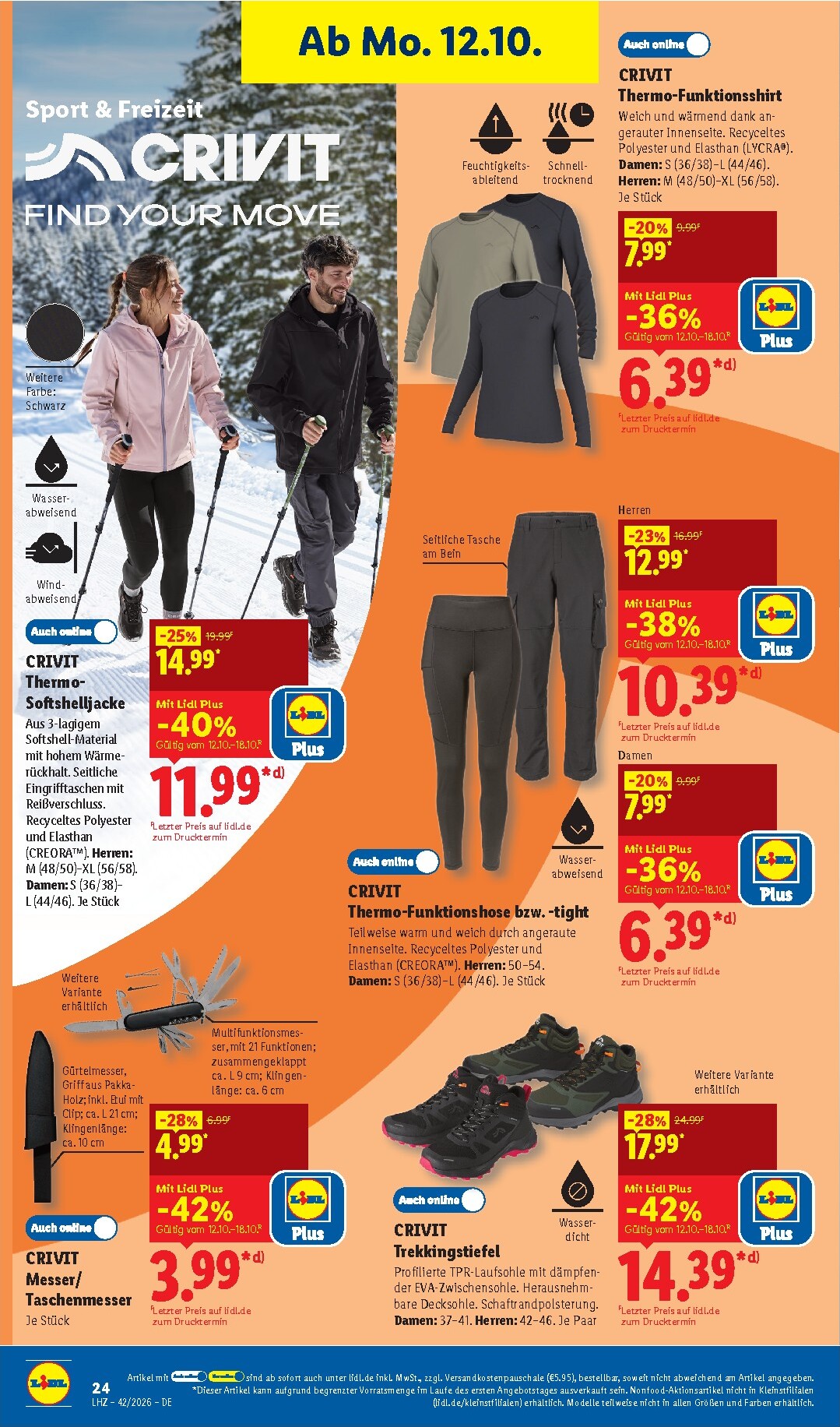 lidl - Lidl - Angebot der Woche Prospekt nächste Woche – von Montag 12.10.2026 bis Samstag 17.10.2026 - page: 14