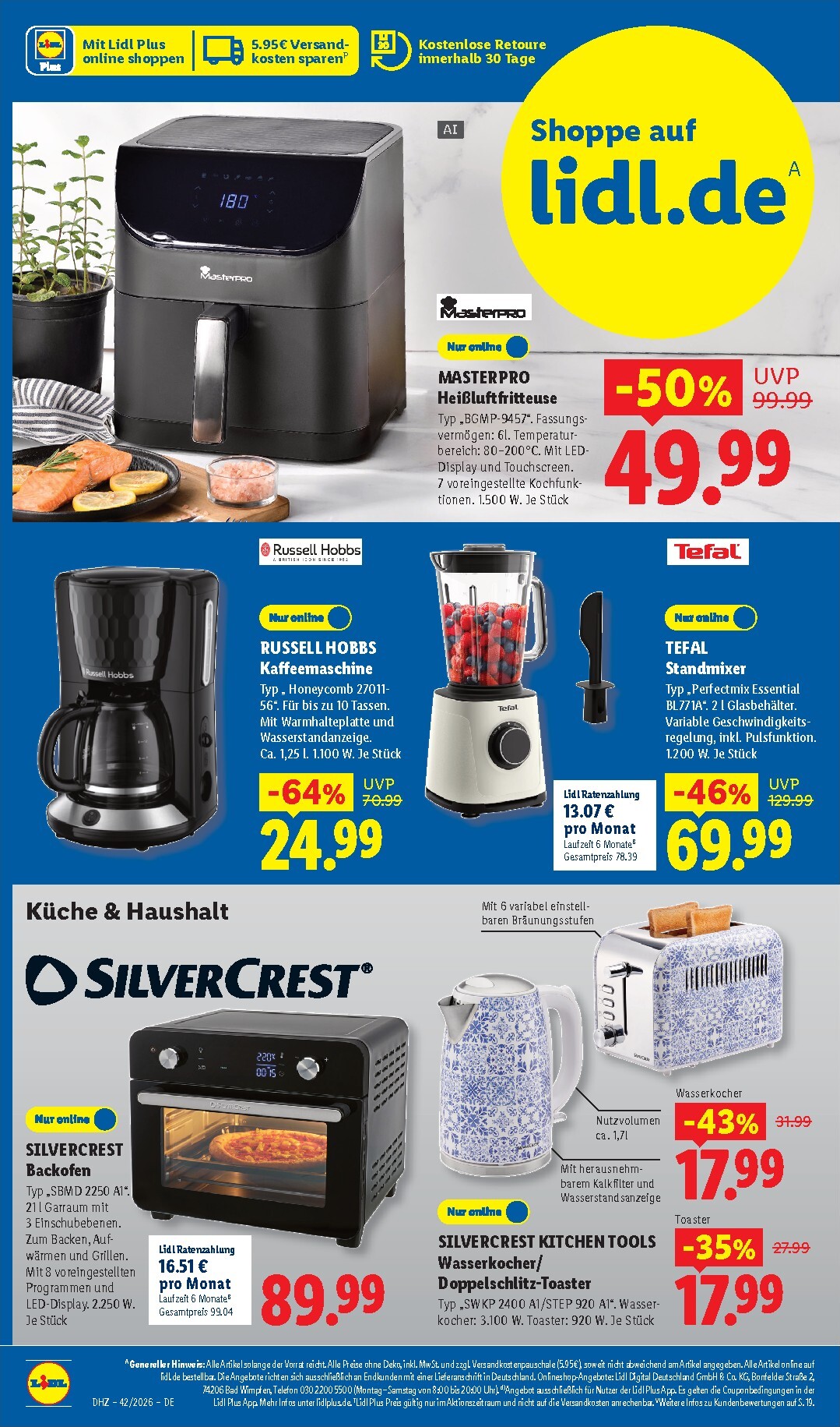 lidl - Lidl - Angebot der Woche Prospekt nächste Woche – von Montag 12.10.2026 bis Samstag 17.10.2026 - page: 20