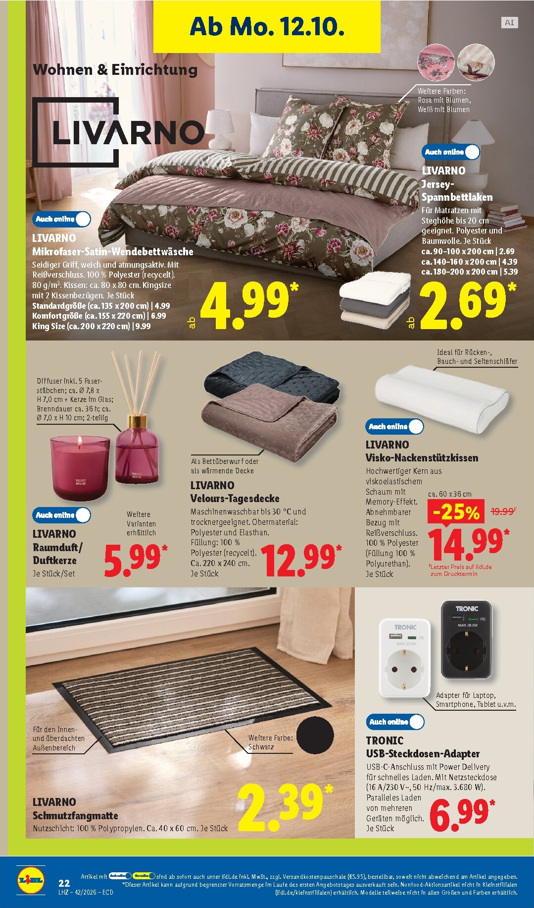 lidl - Lidl - Angebot der Woche Prospekt nächste Woche – von Montag 12.10.2026 bis Samstag 17.10.2026 - page: 12