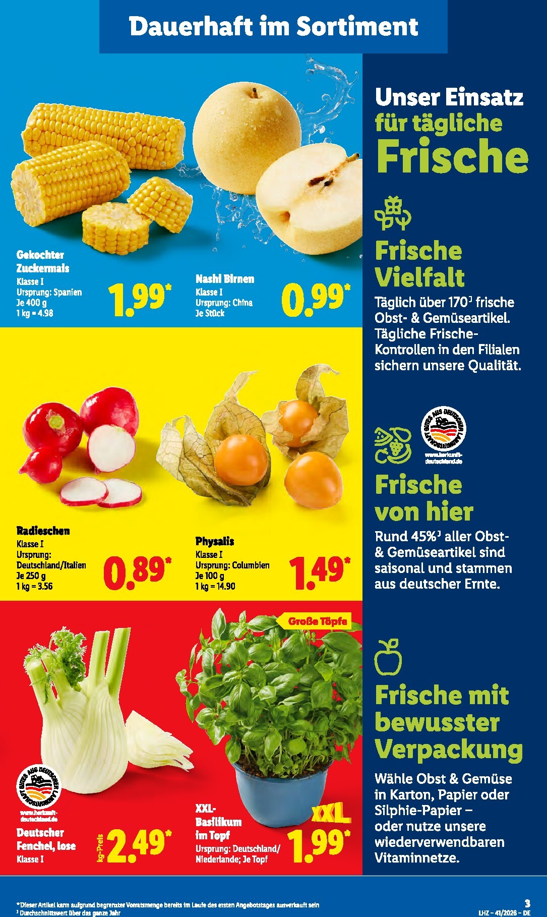 lidl - Lidl Prospekt nächste Woche – von Montag 05.10.2026 bis Samstag 10.10.2026 - page: 3