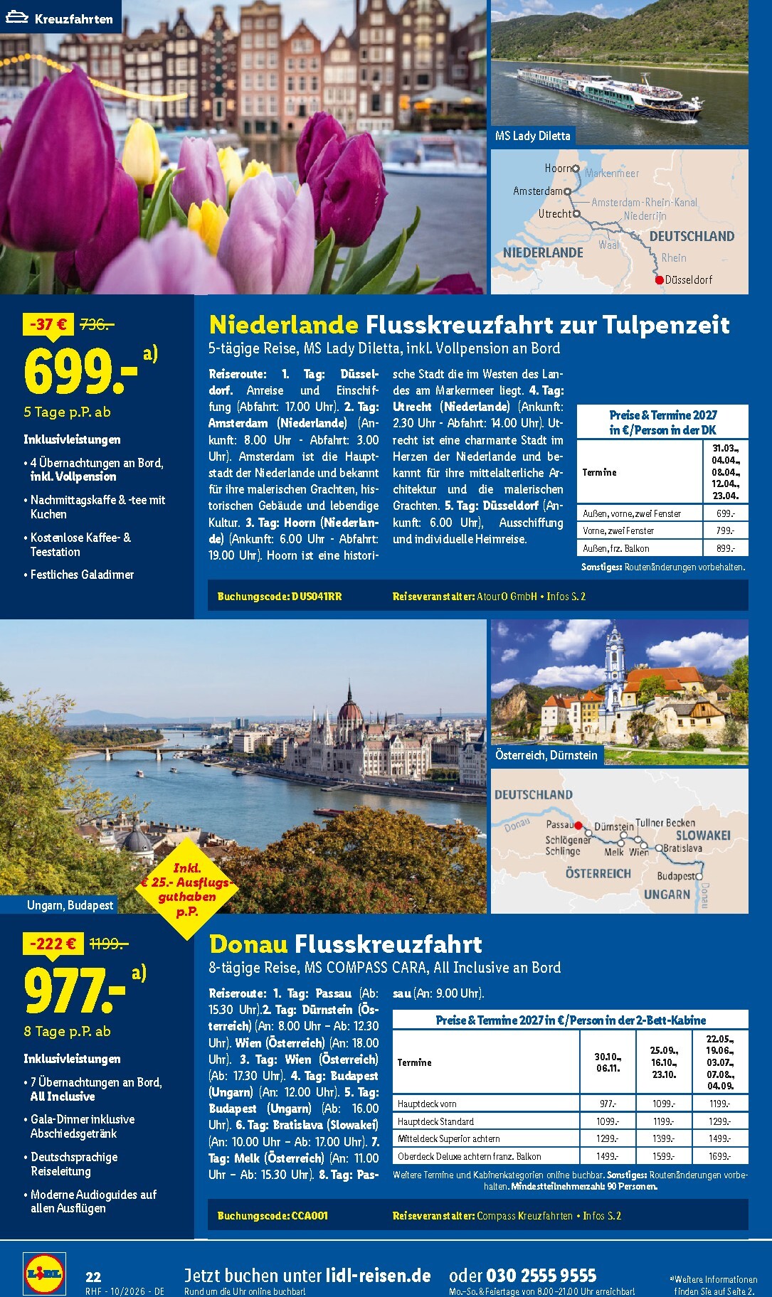 lidl - Lidl - Reise-Highlights Prospekt – von Mittwoch 30.09.2026 bis Samstag 31.10.2026 - page: 22