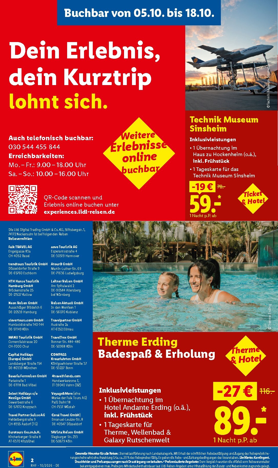 lidl - Lidl - Reise-Highlights Prospekt – von Mittwoch 30.09.2026 bis Samstag 31.10.2026 - page: 2