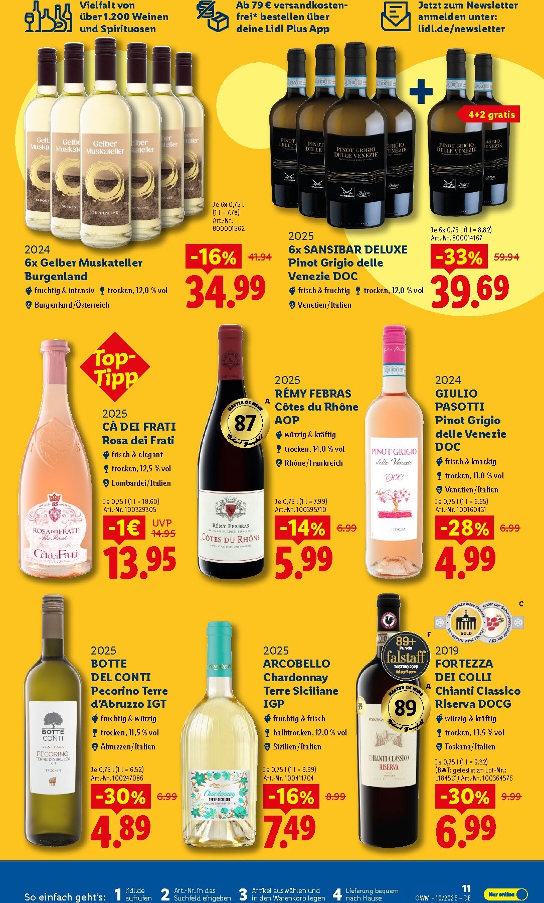 lidl - Lidl - Wein & Spirituosen Prospekt – von Donnerstag 01.10.2026 bis Samstag 31.10.2026 - page: 11