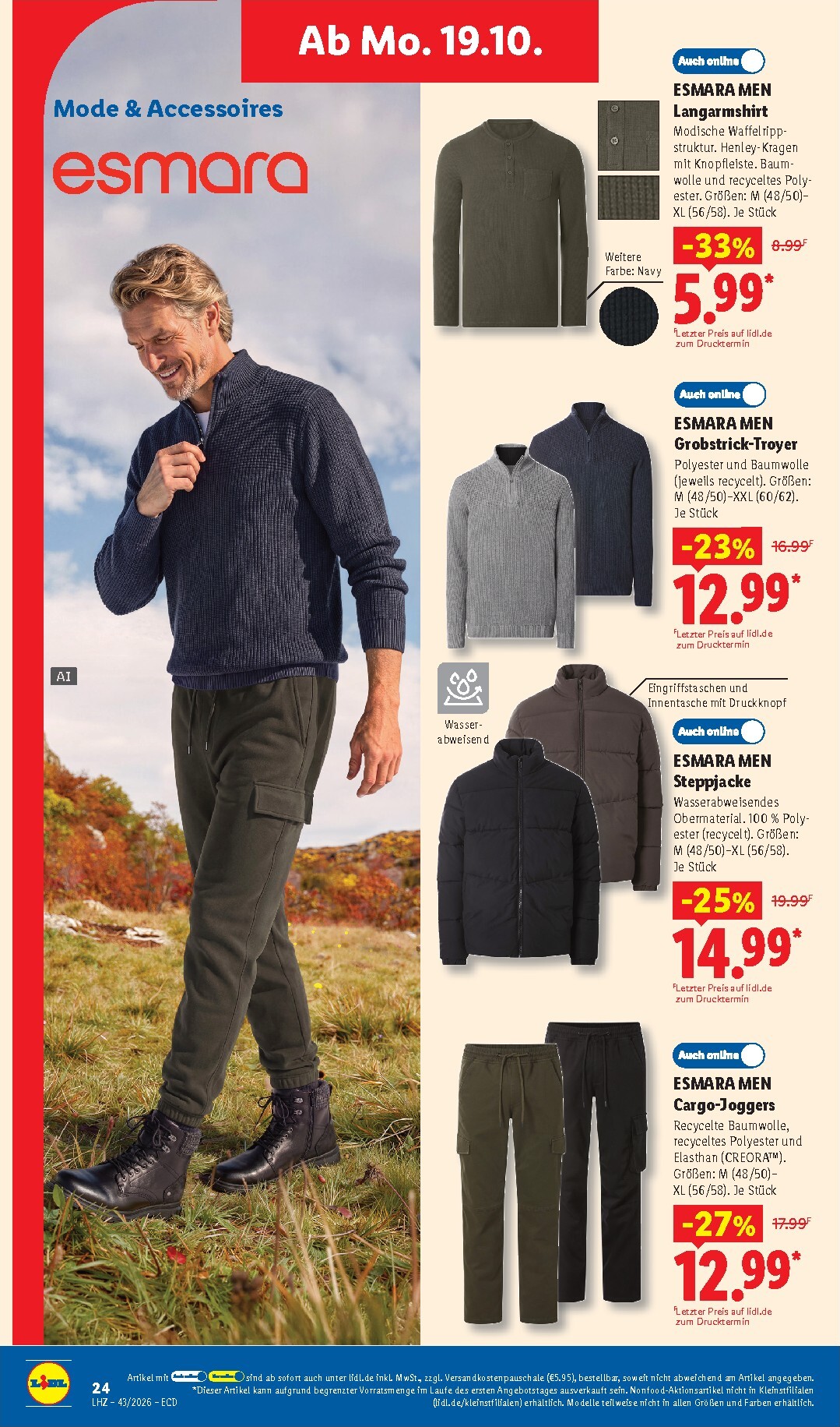 lidl - Lidl - Angebot der Woche Prospekt nächste Woche – von Montag 19.10.2026 bis Samstag 24.10.2026 - page: 10
