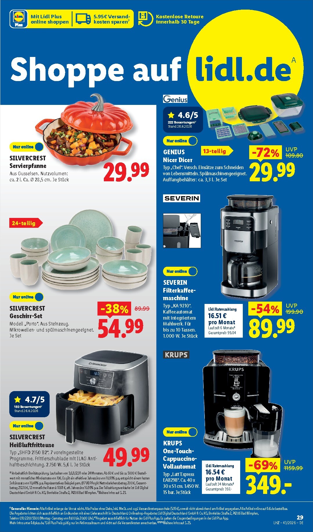 lidl - Lidl - Angebot der Woche Prospekt nächste Woche – von Montag 19.10.2026 bis Samstag 24.10.2026 - page: 15