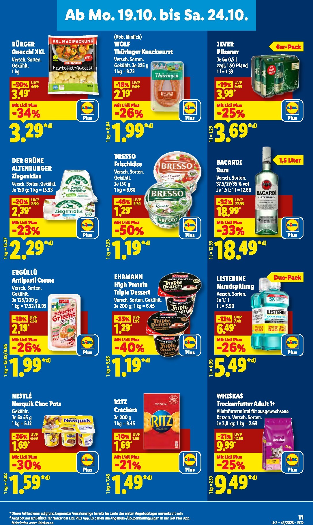 lidl - Lidl Prospekt nächste Woche – von Montag 19.10.2026 bis Samstag 24.10.2026 - page: 19