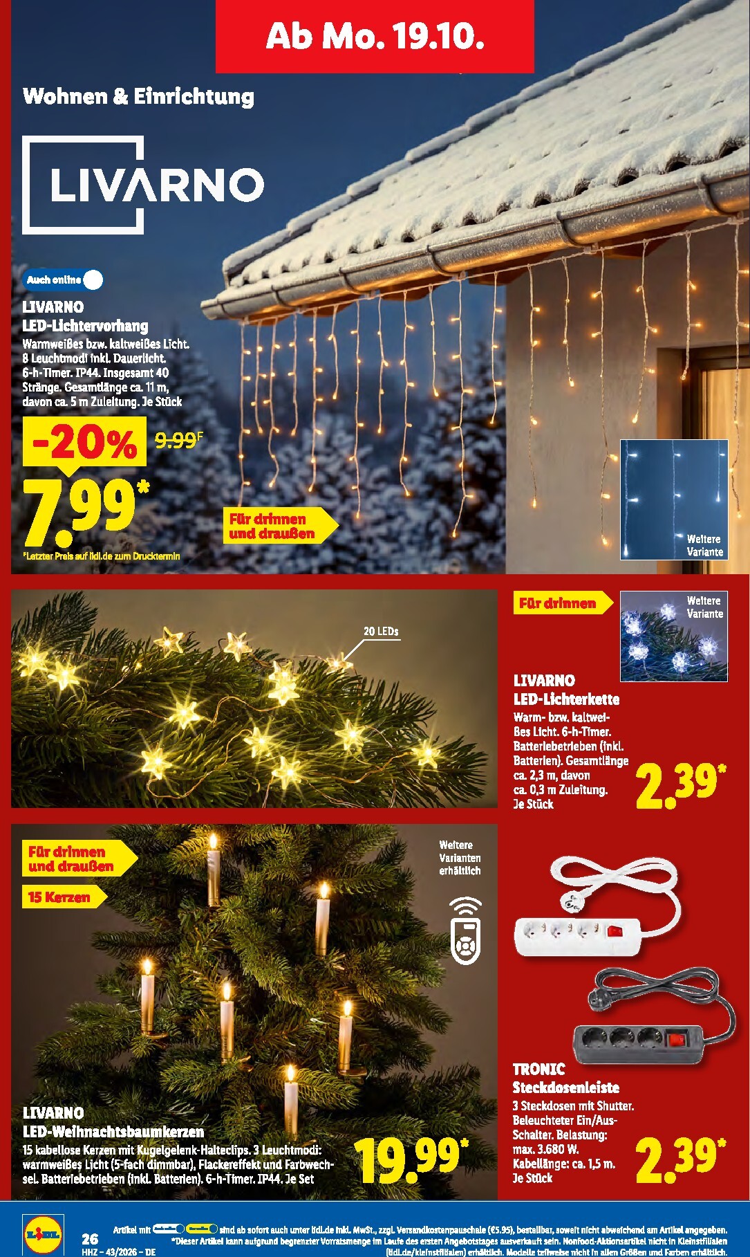 lidl - Lidl Prospekt nächste Woche – von Montag 19.10.2026 bis Samstag 24.10.2026 - page: 38