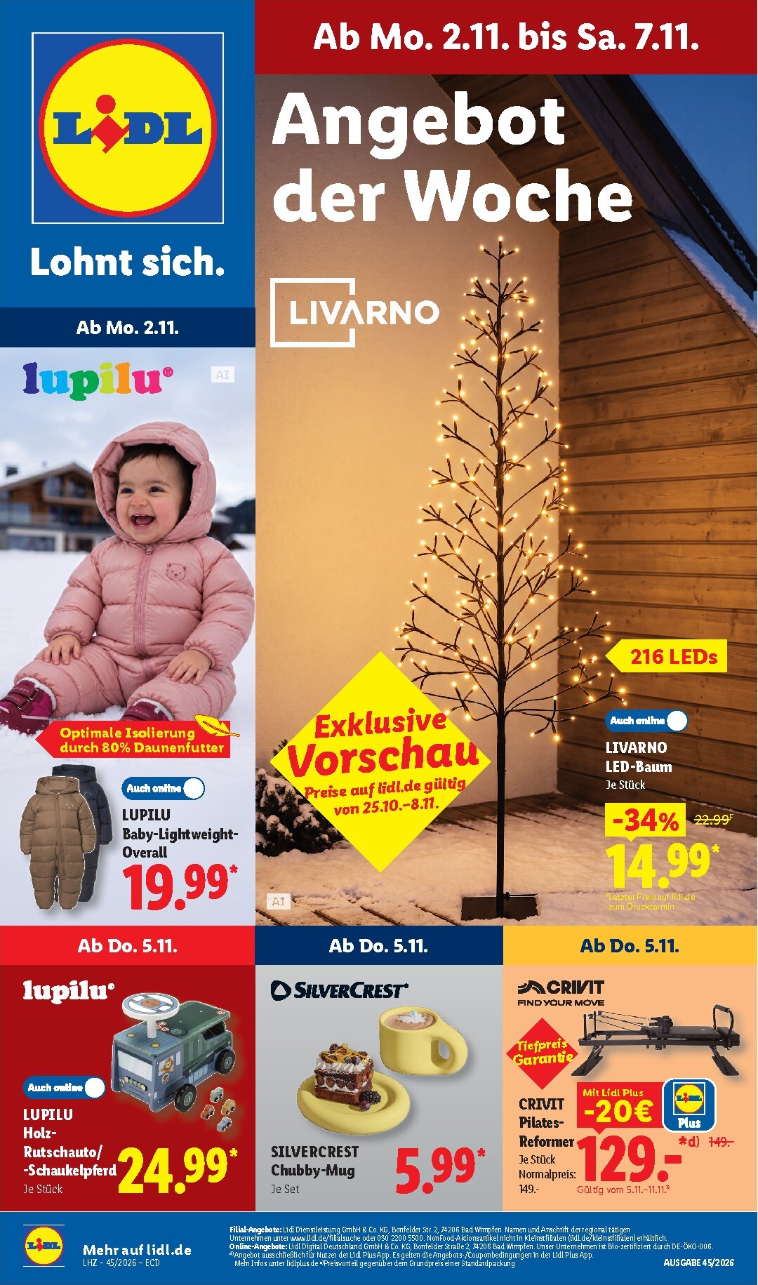 lidl - Lidl - Nonfood Prospekt nächste Woche – von Montag 02.11.2026 bis Samstag 07.11.2026