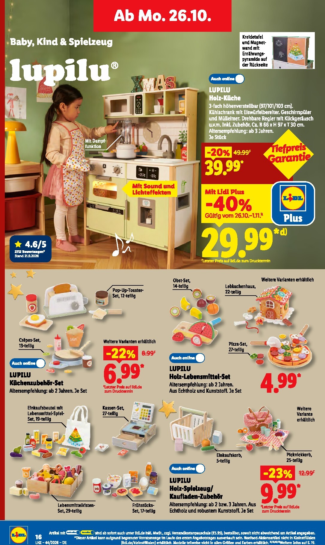 lidl - Lidl Prospekt nächste Woche – von Montag 26.10.2026 bis Samstag 31.10.2026 - page: 34