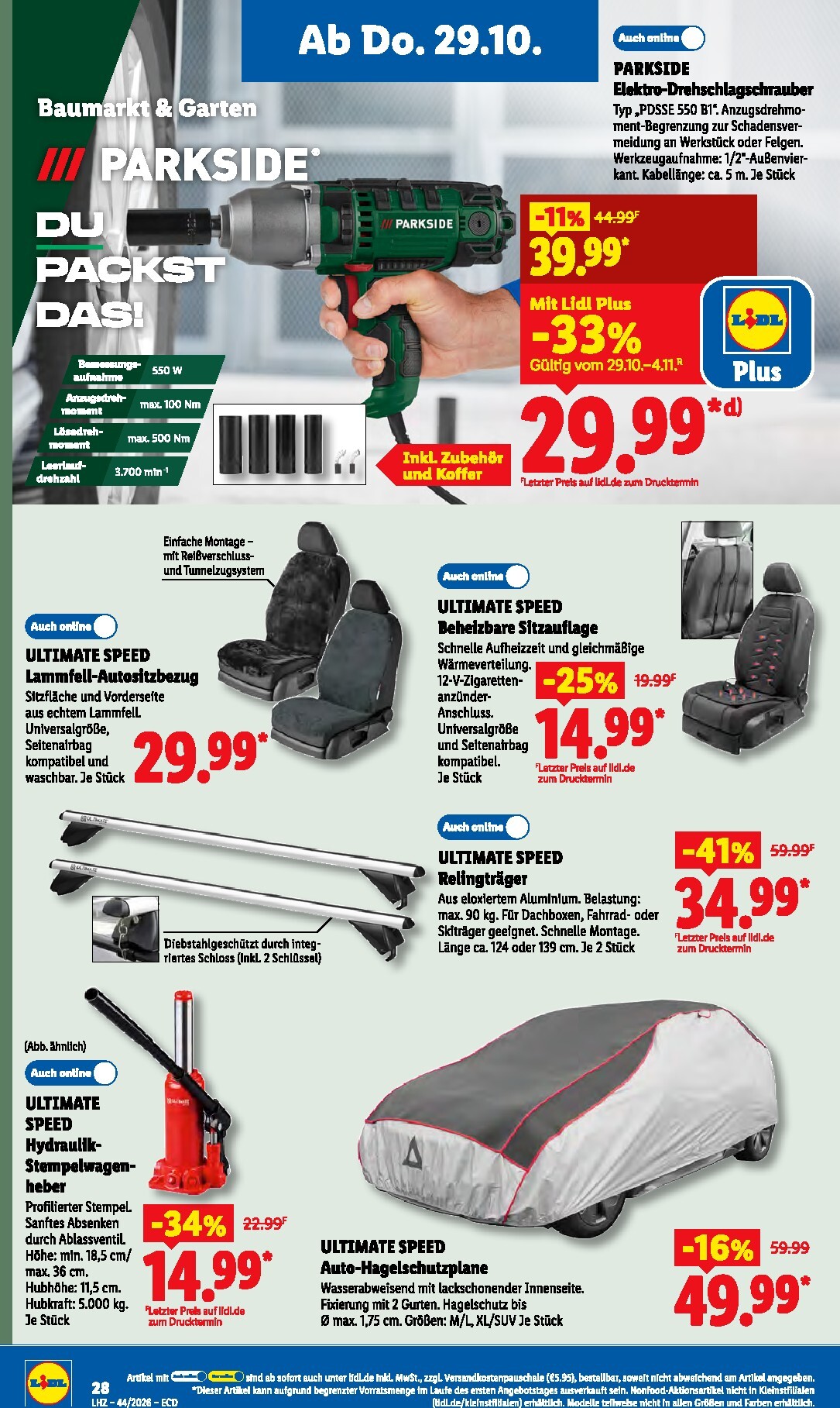 lidl - Lidl Prospekt nächste Woche – von Montag 26.10.2026 bis Samstag 31.10.2026 - page: 50