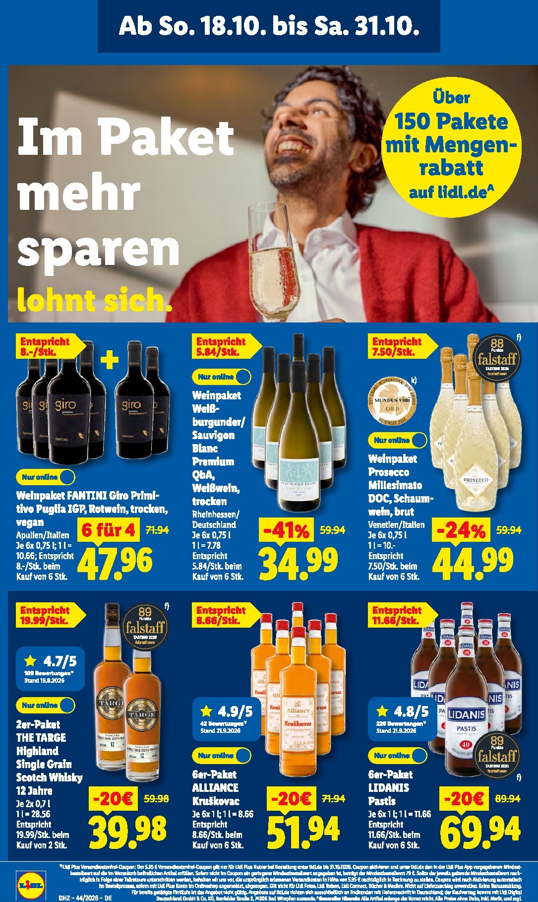 lidl - Lidl Prospekt nächste Woche – von Montag 26.10.2026 bis Samstag 31.10.2026 - page: 60