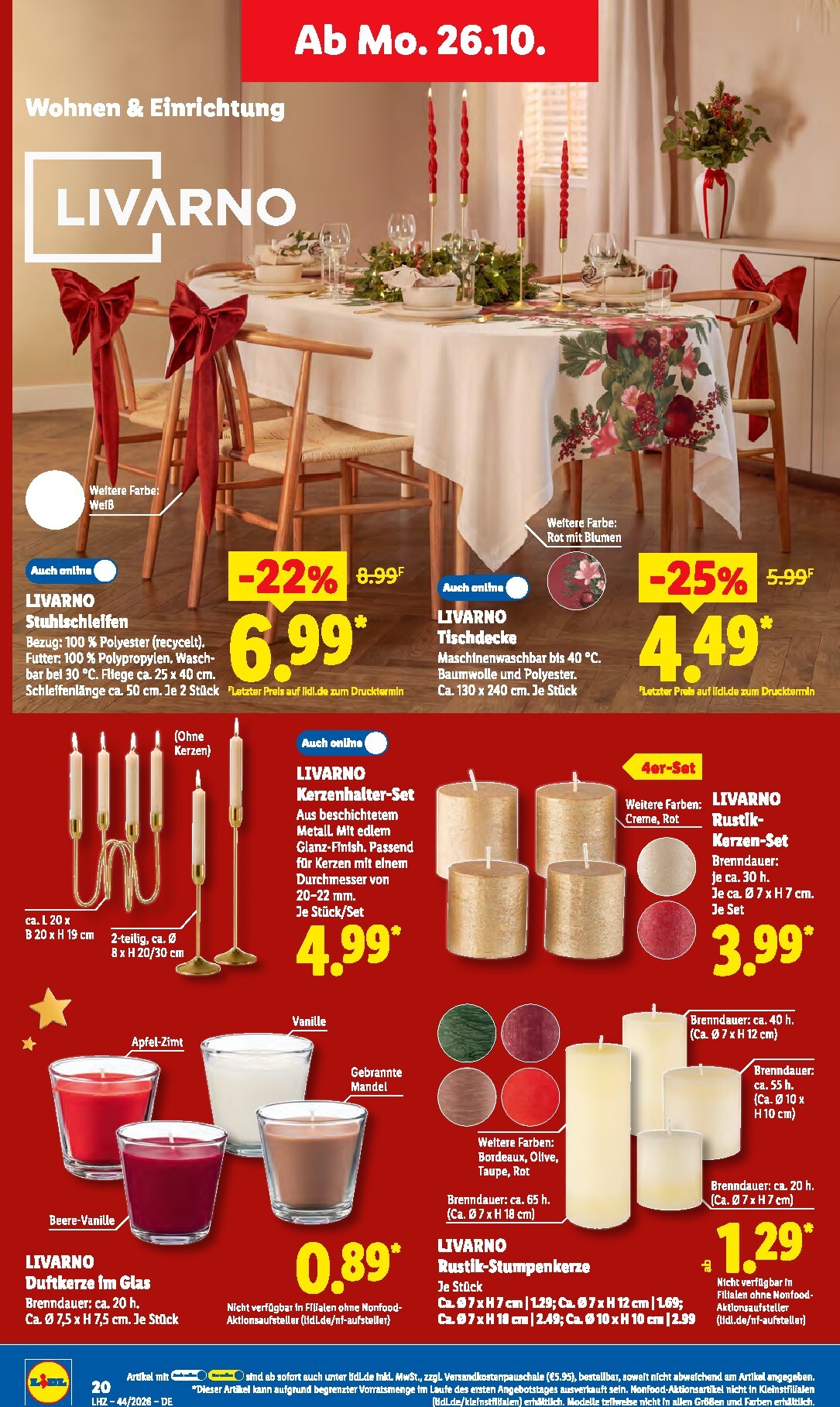 lidl - Lidl Prospekt nächste Woche – von Montag 26.10.2026 bis Samstag 31.10.2026 - page: 38