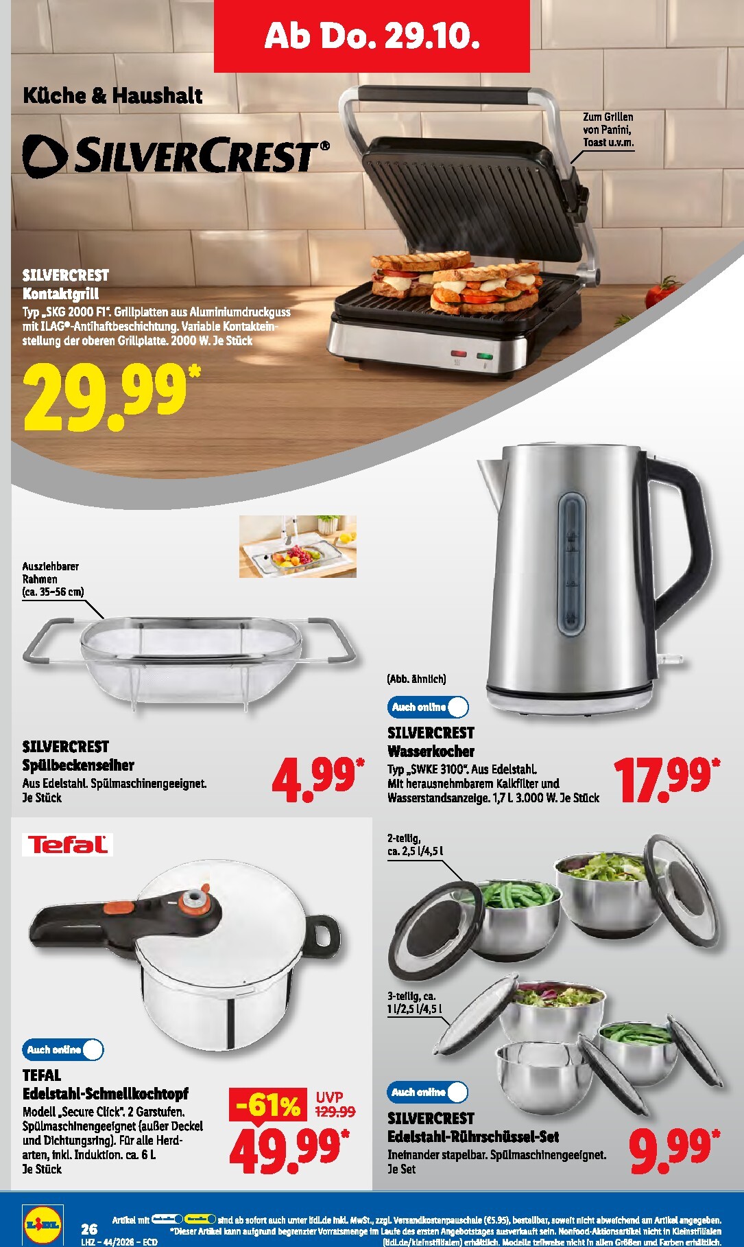 lidl - Lidl Prospekt nächste Woche – von Montag 26.10.2026 bis Samstag 31.10.2026 - page: 46