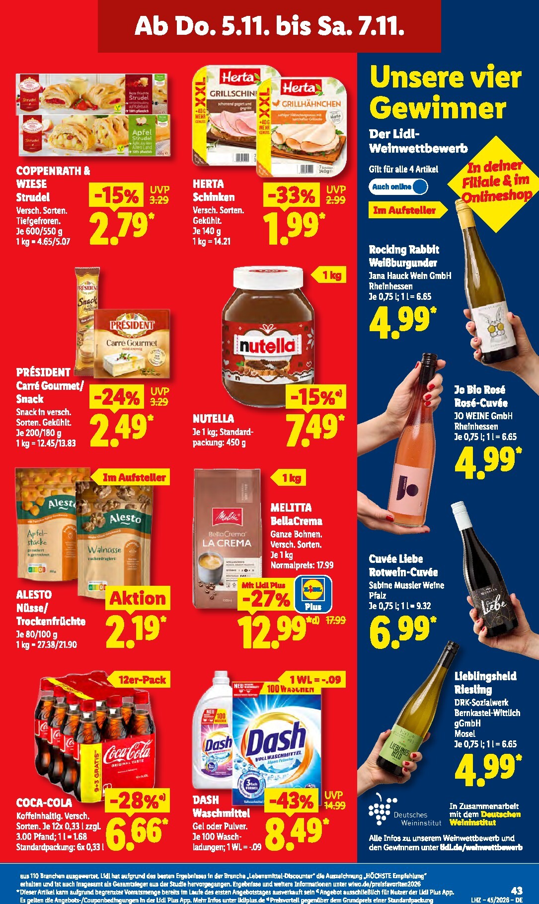 lidl - Lidl Prospekt nächste Woche – von Montag 02.11.2026 bis Samstag 07.11.2026 - page: 63