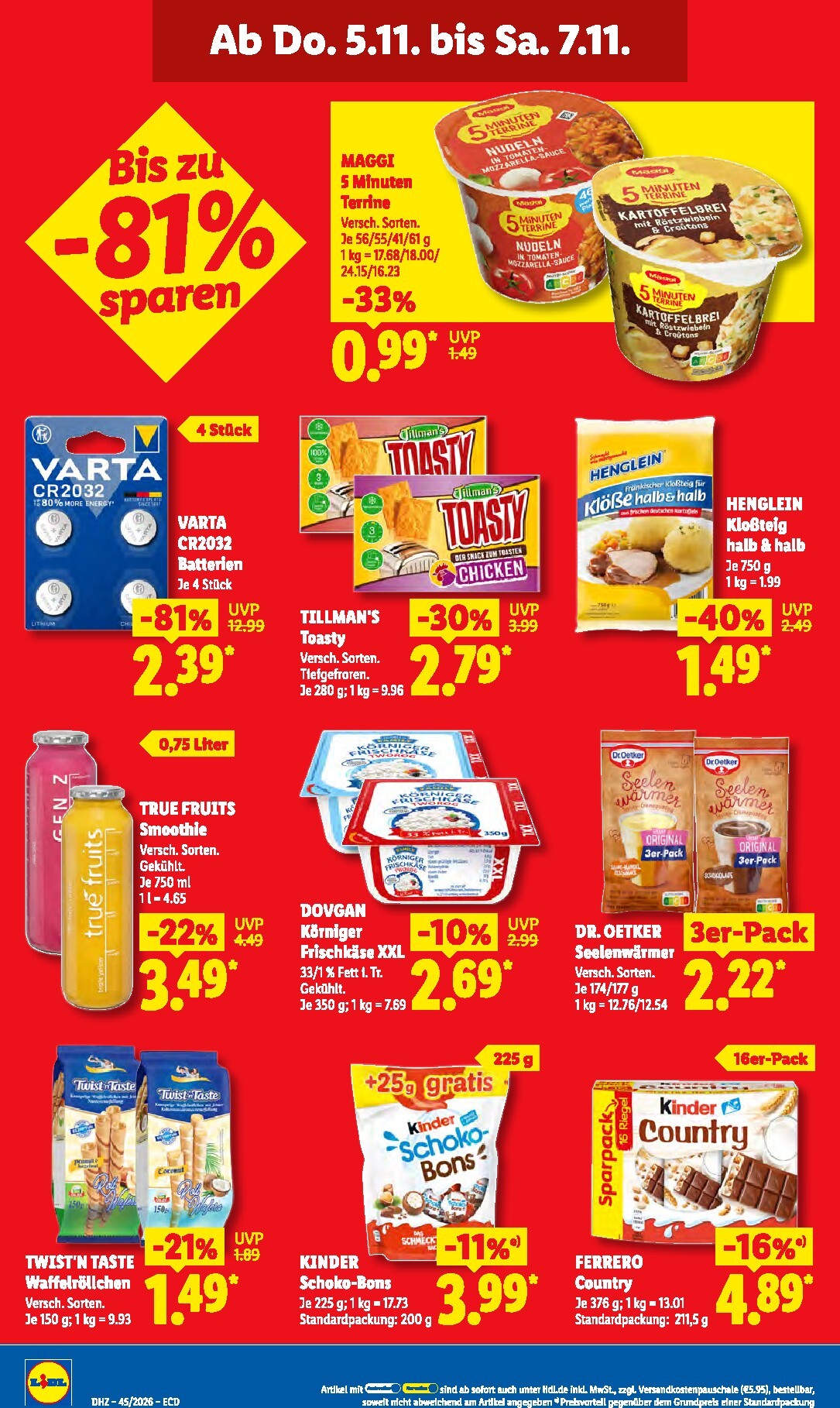 lidl - Lidl Prospekt nächste Woche – von Montag 02.11.2026 bis Samstag 07.11.2026 - page: 64