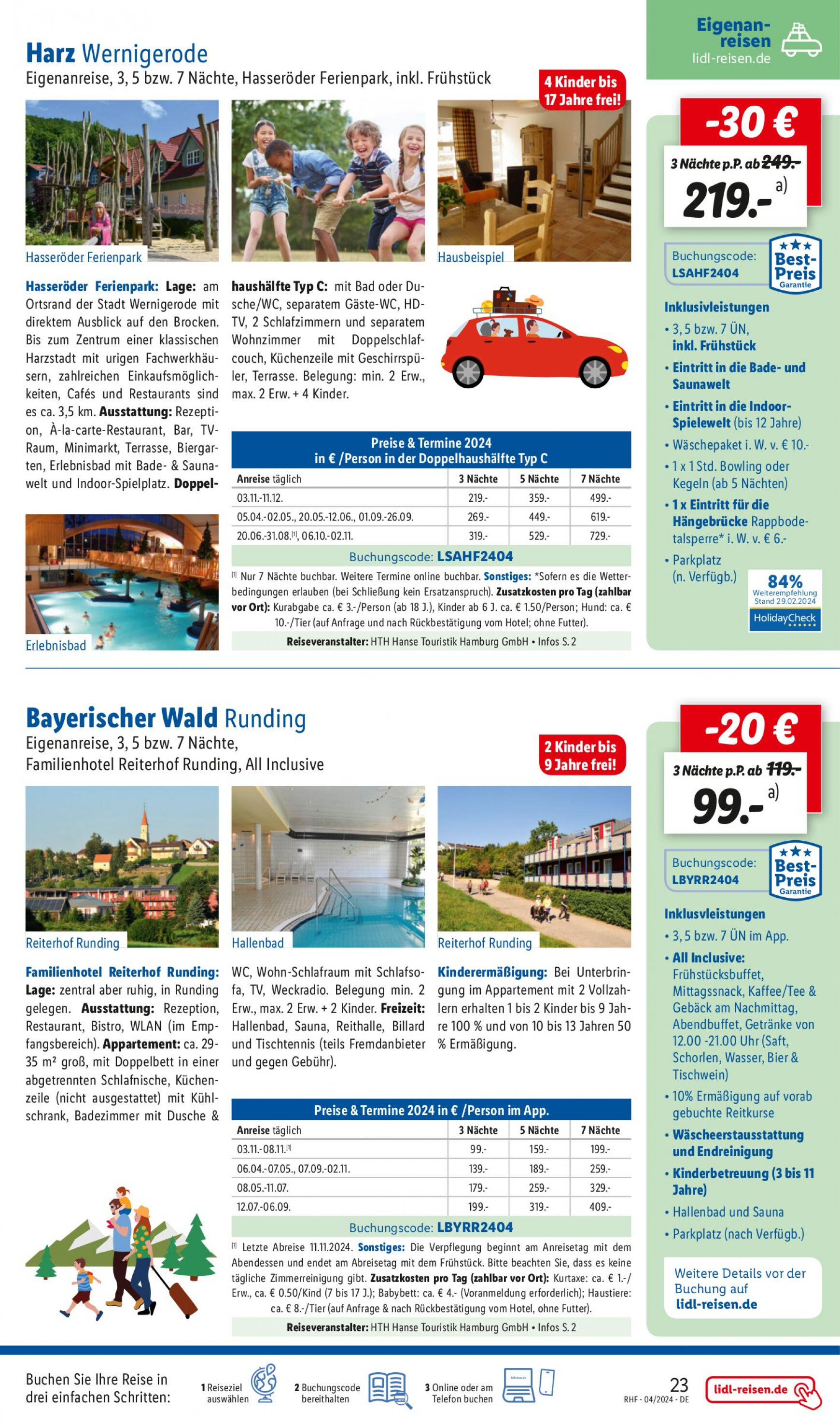 lidl - Flyer Lidl - April Reise-Highlights aktuell 27.03. - 30.04. - page: 23