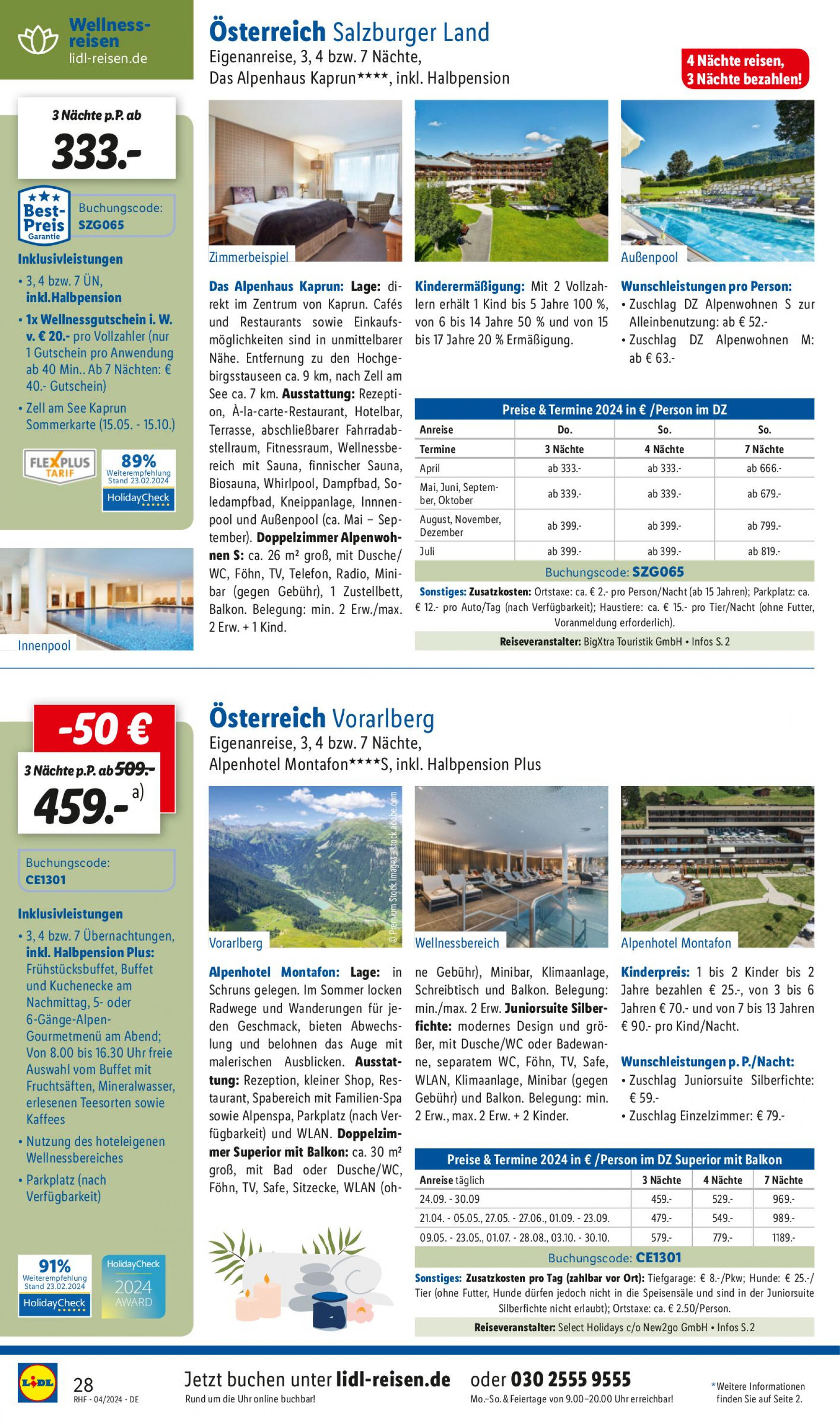 lidl - Flyer Lidl - April Reise-Highlights aktuell 27.03. - 30.04. - page: 28
