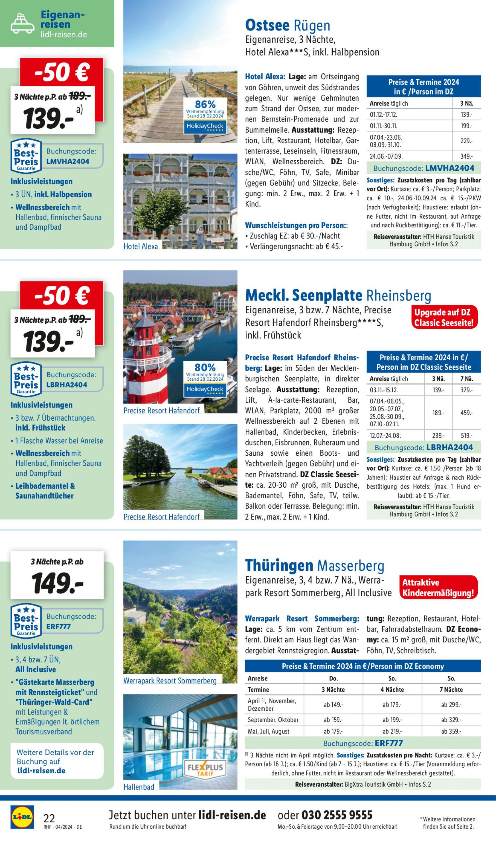 lidl - Flyer Lidl - April Reise-Highlights aktuell 27.03. - 30.04. - page: 22
