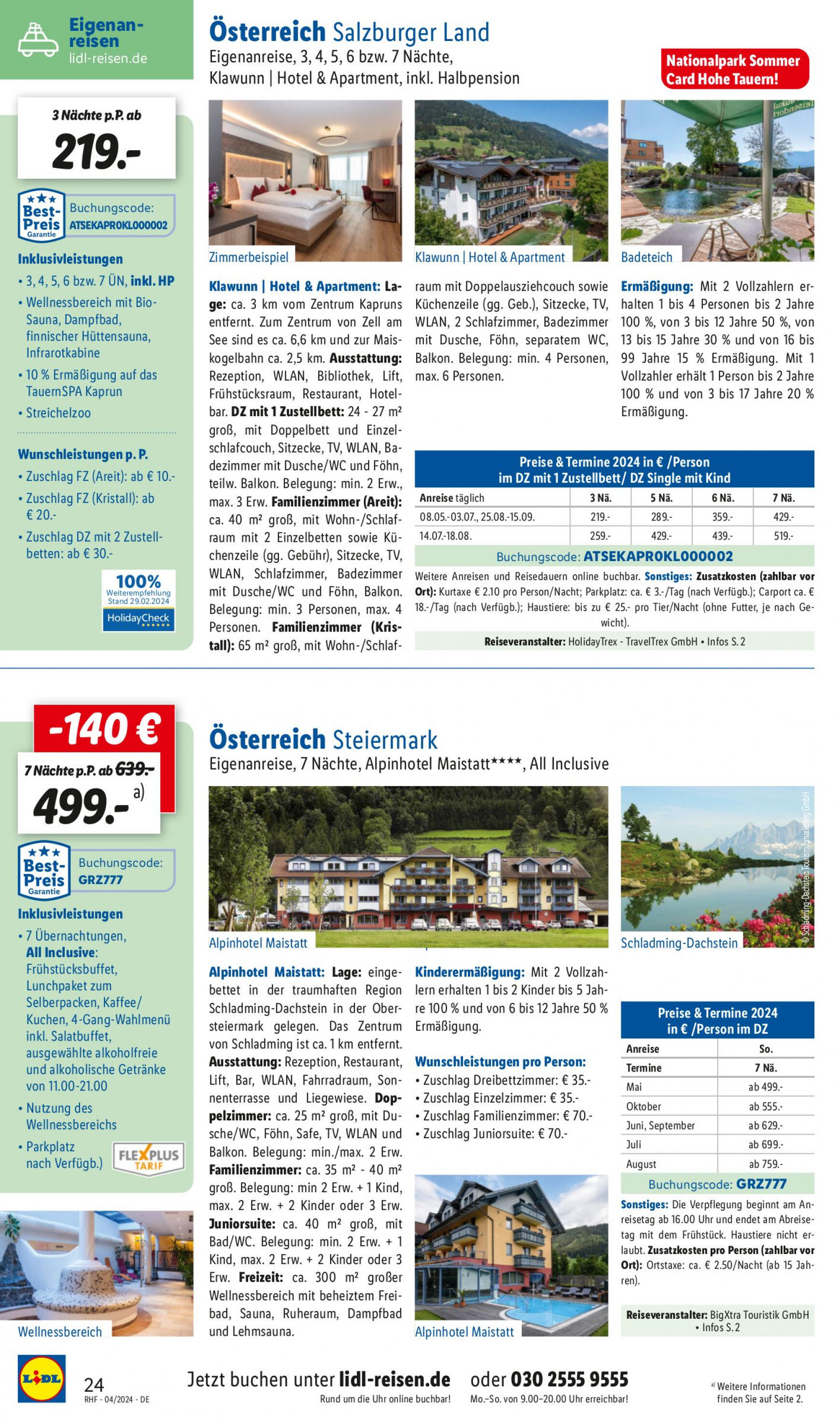 lidl - Flyer Lidl - April Reise-Highlights aktuell 27.03. - 30.04. - page: 24