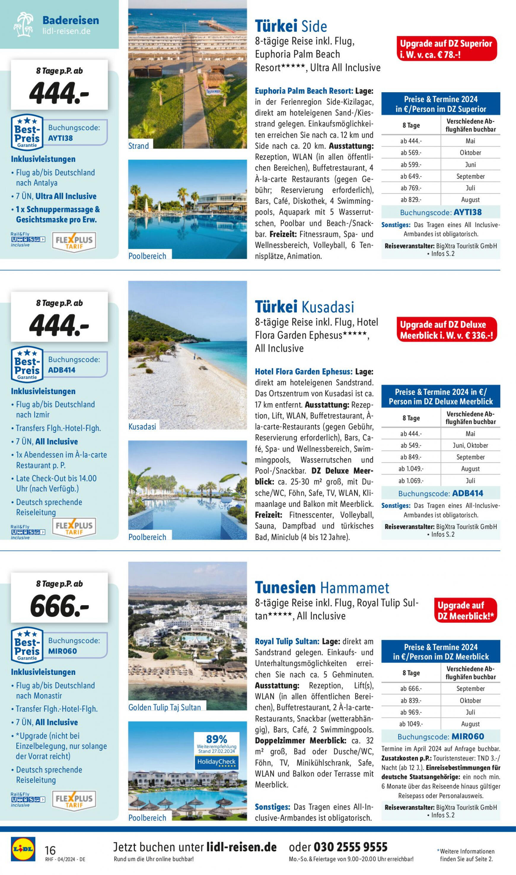 lidl - Flyer Lidl - April Reise-Highlights aktuell 27.03. - 30.04. - page: 16