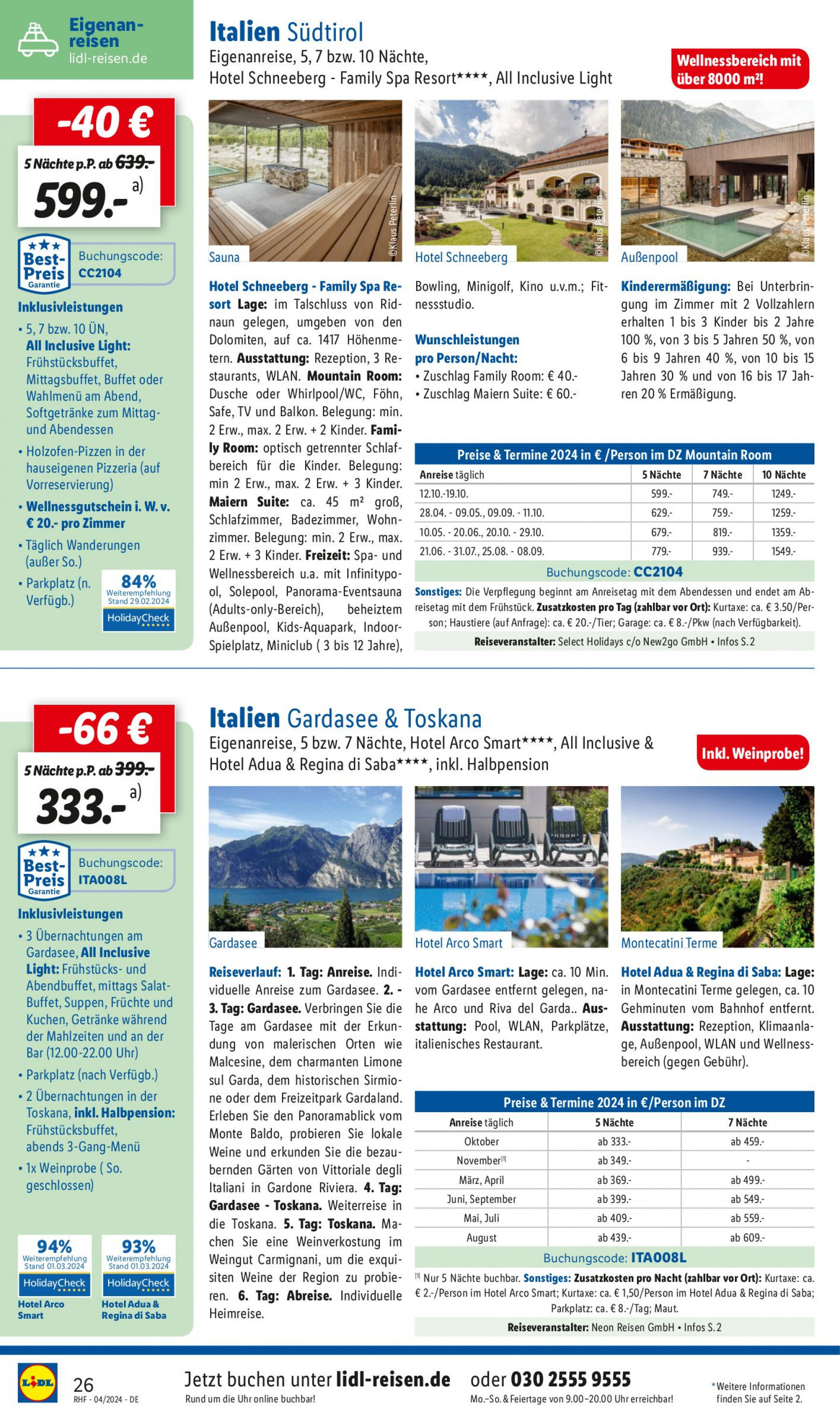 lidl - Flyer Lidl - April Reise-Highlights aktuell 27.03. - 30.04. - page: 26