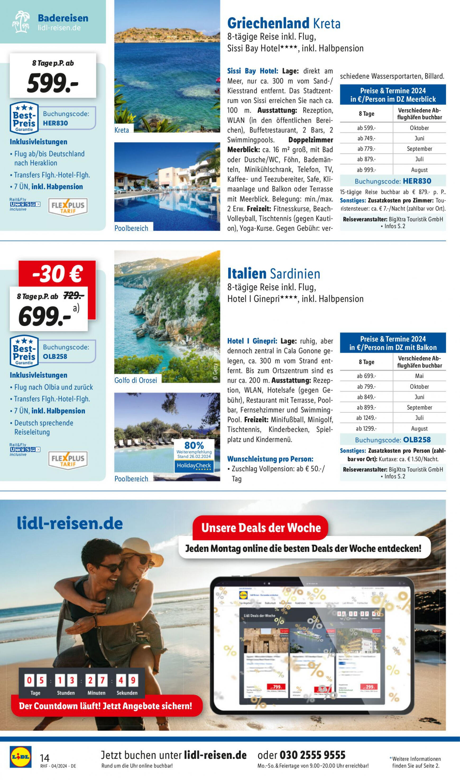 lidl - Flyer Lidl - April Reise-Highlights aktuell 27.03. - 30.04. - page: 14