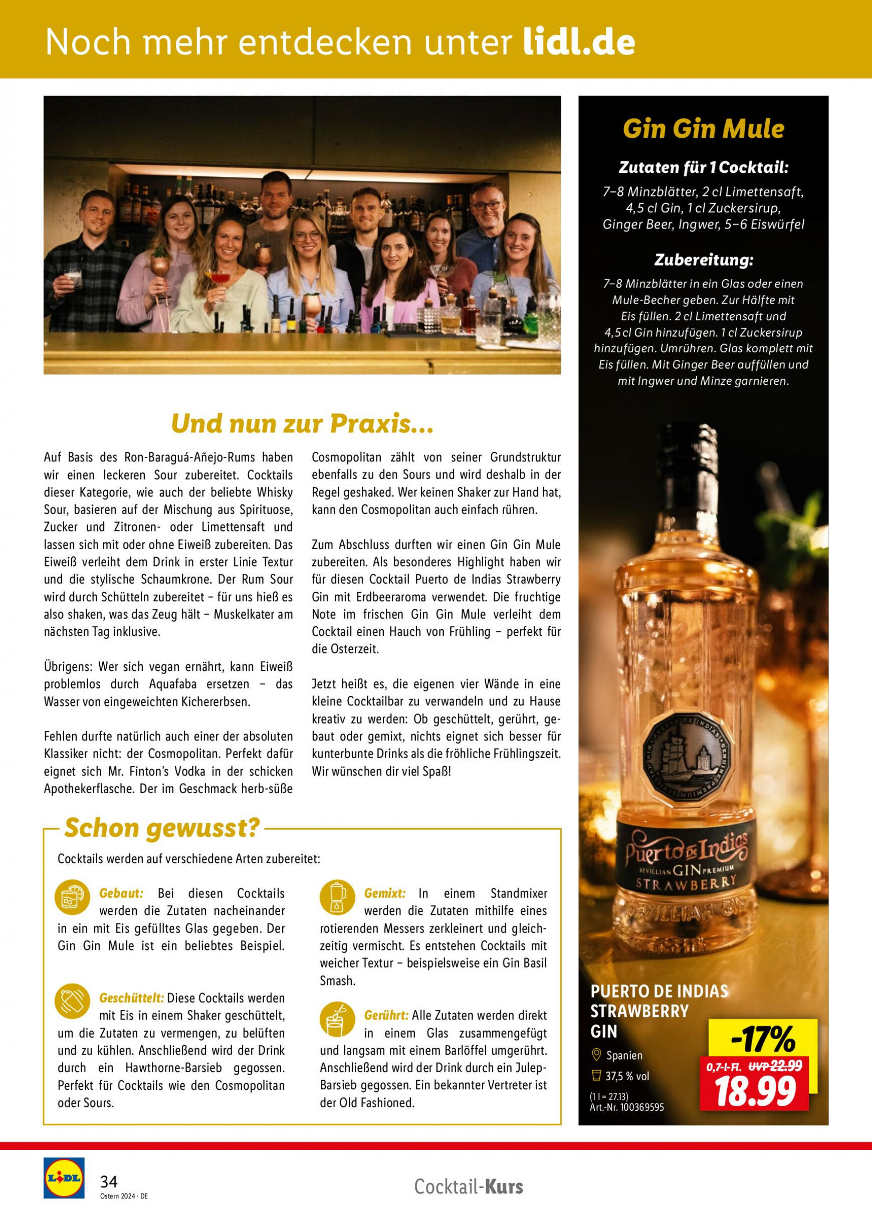 lidl - Flyer Lidl - Wein Entkorkt aktuell 04.03. - 30.04. - page: 34