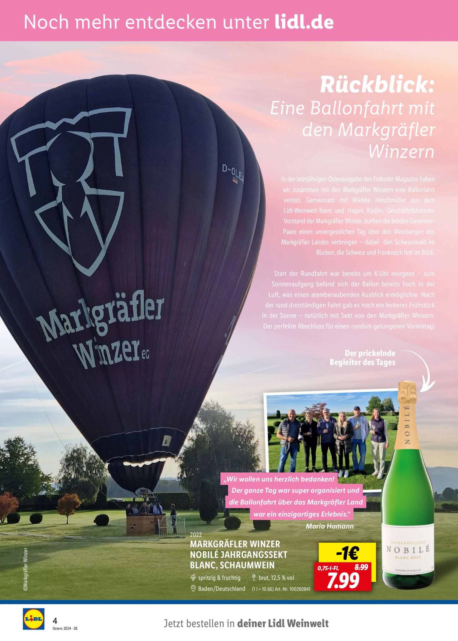 lidl - Flyer Lidl - Wein Entkorkt aktuell 04.03. - 30.04. - page: 4