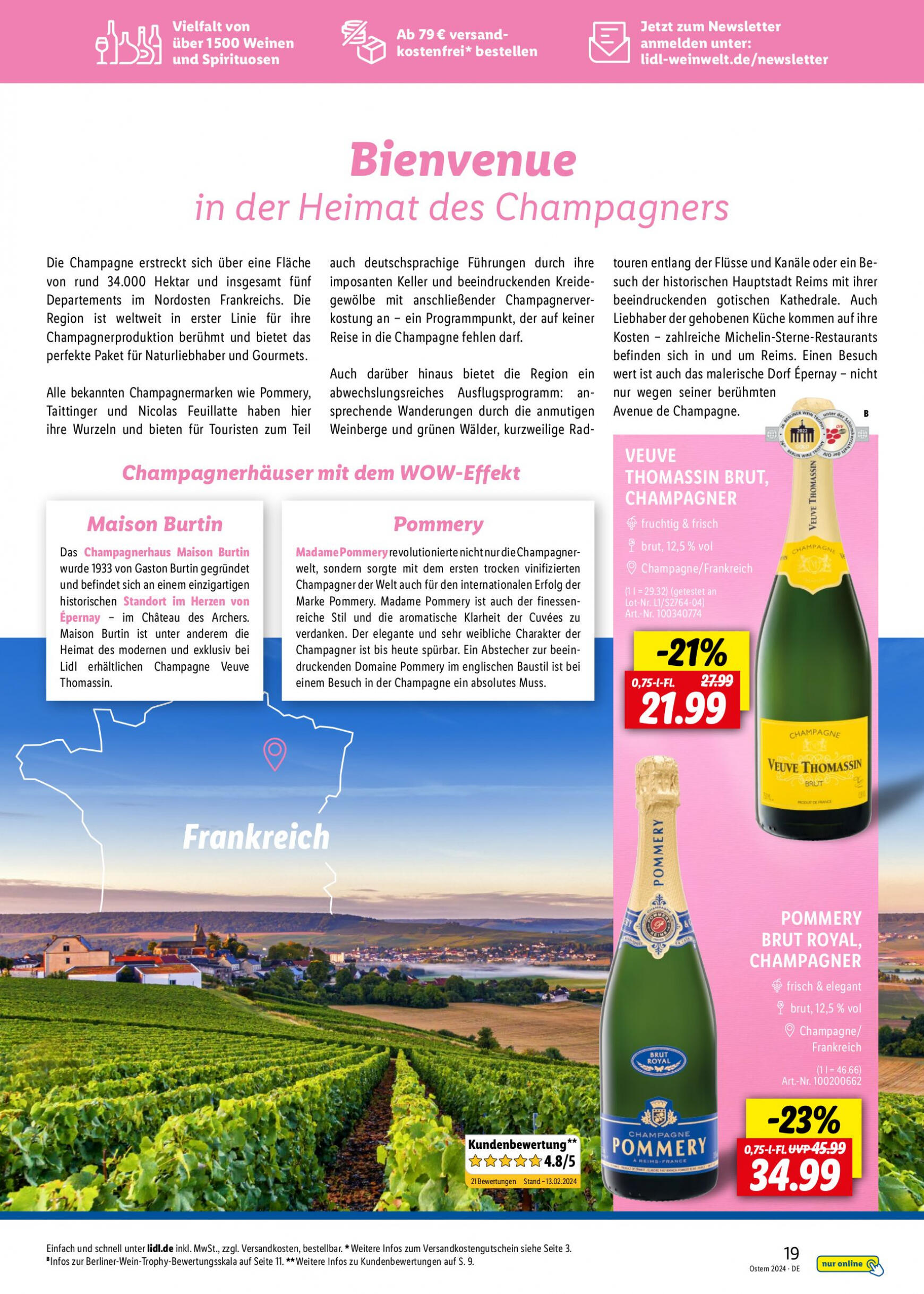 lidl - Flyer Lidl - Wein Entkorkt aktuell 04.03. - 30.04. - page: 19