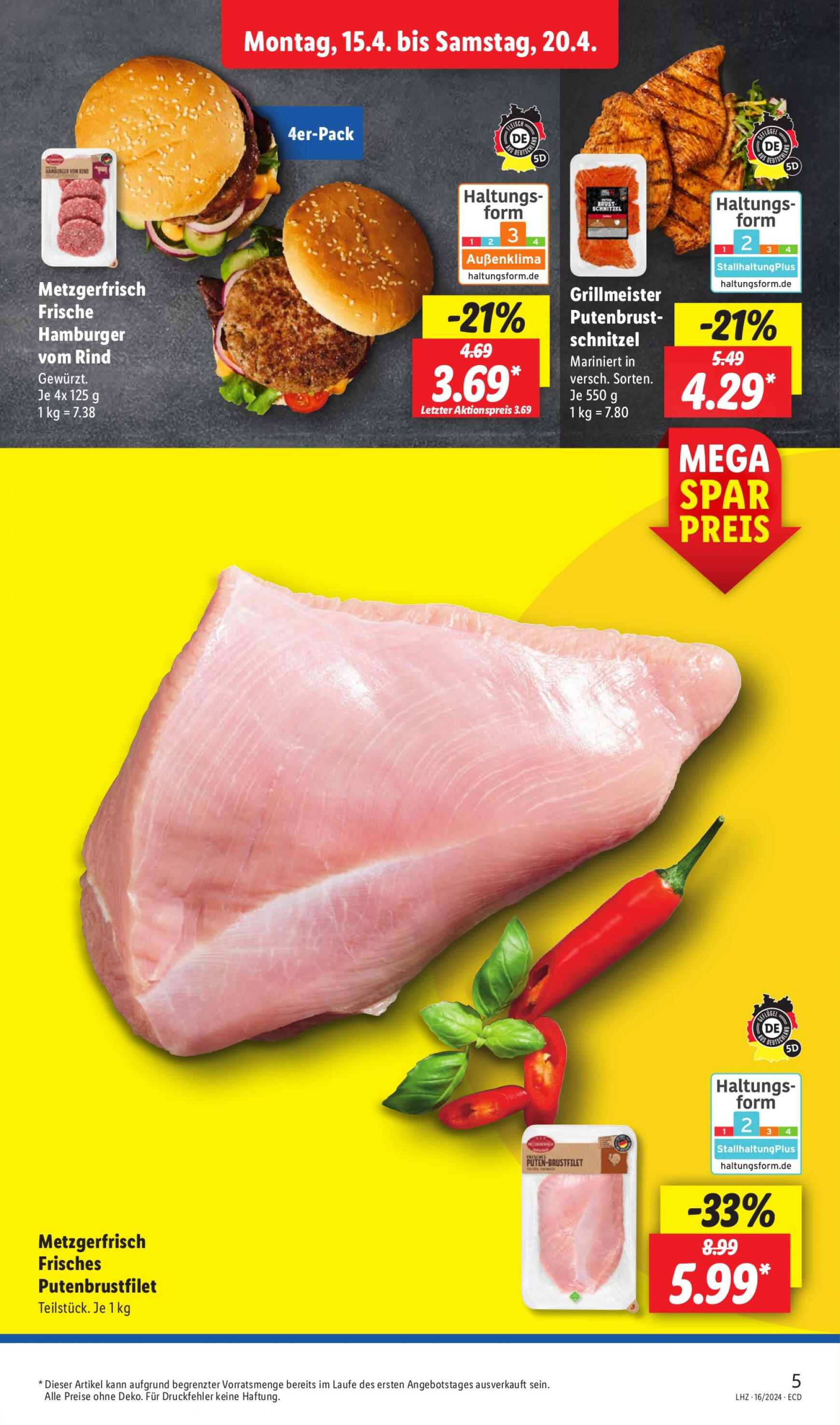 lidl - Flyer Lidl aktuell 15.04. - 20.04. - page: 5