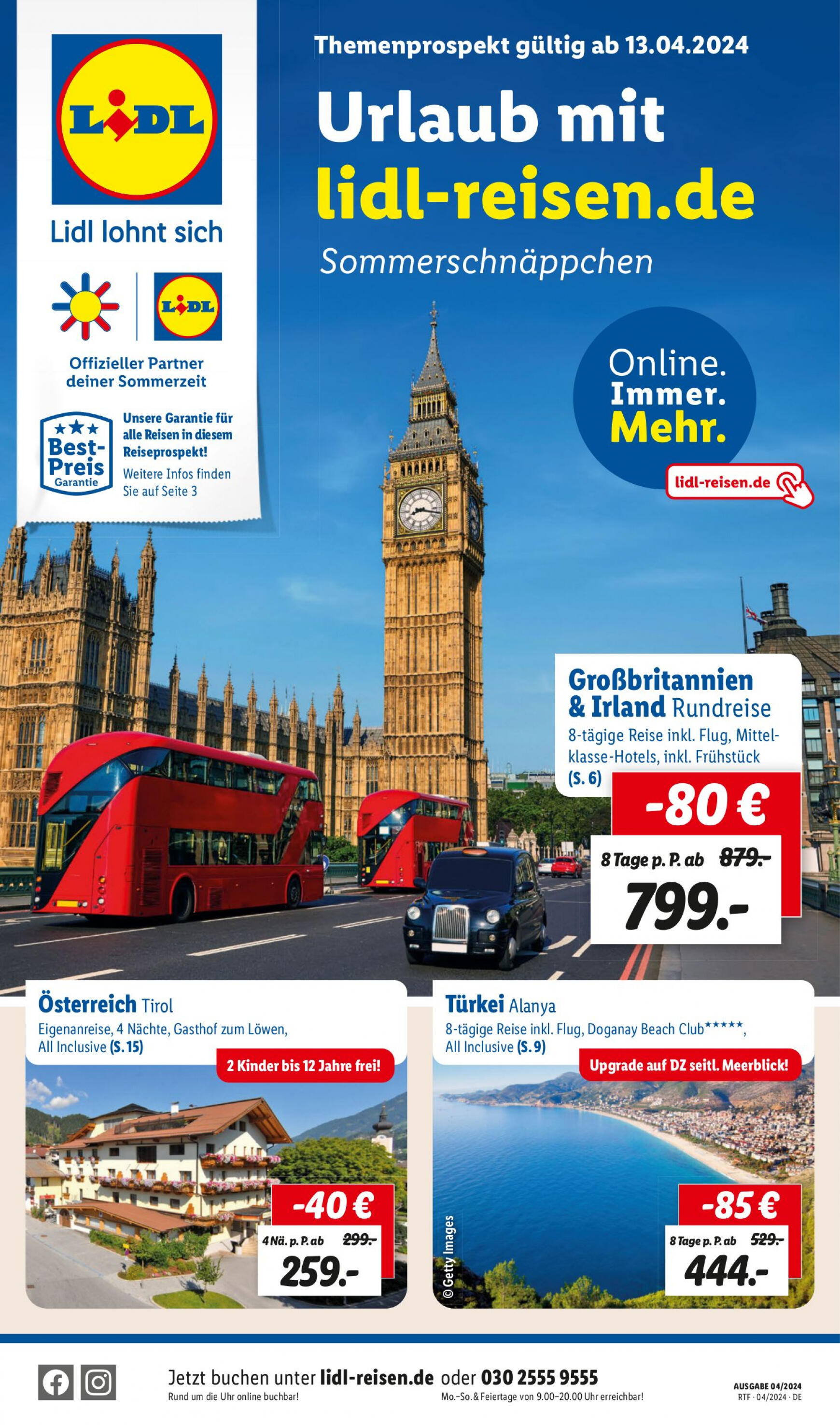 lidl - Flyer Lidl - Sommerschnäppchen aktuell 13.04. - 15.05. - page: 1