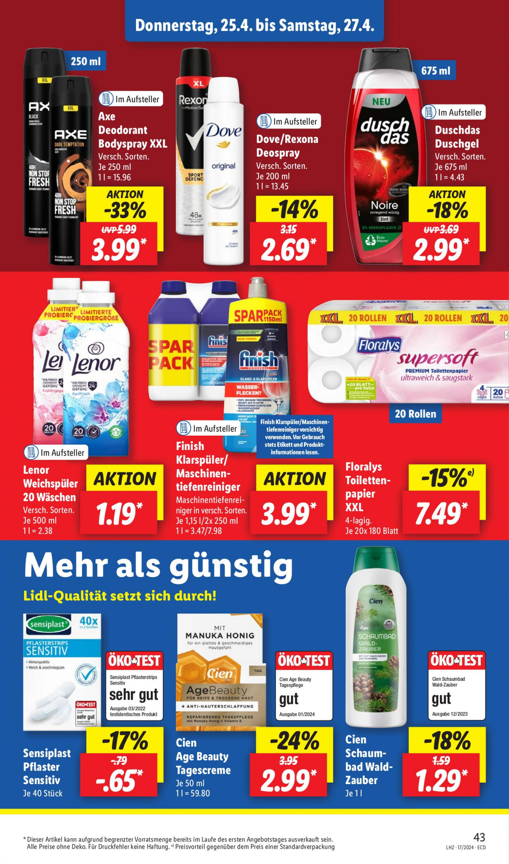 lidl - Flyer Lidl aktuell 22.04. - 27.04. - page: 53