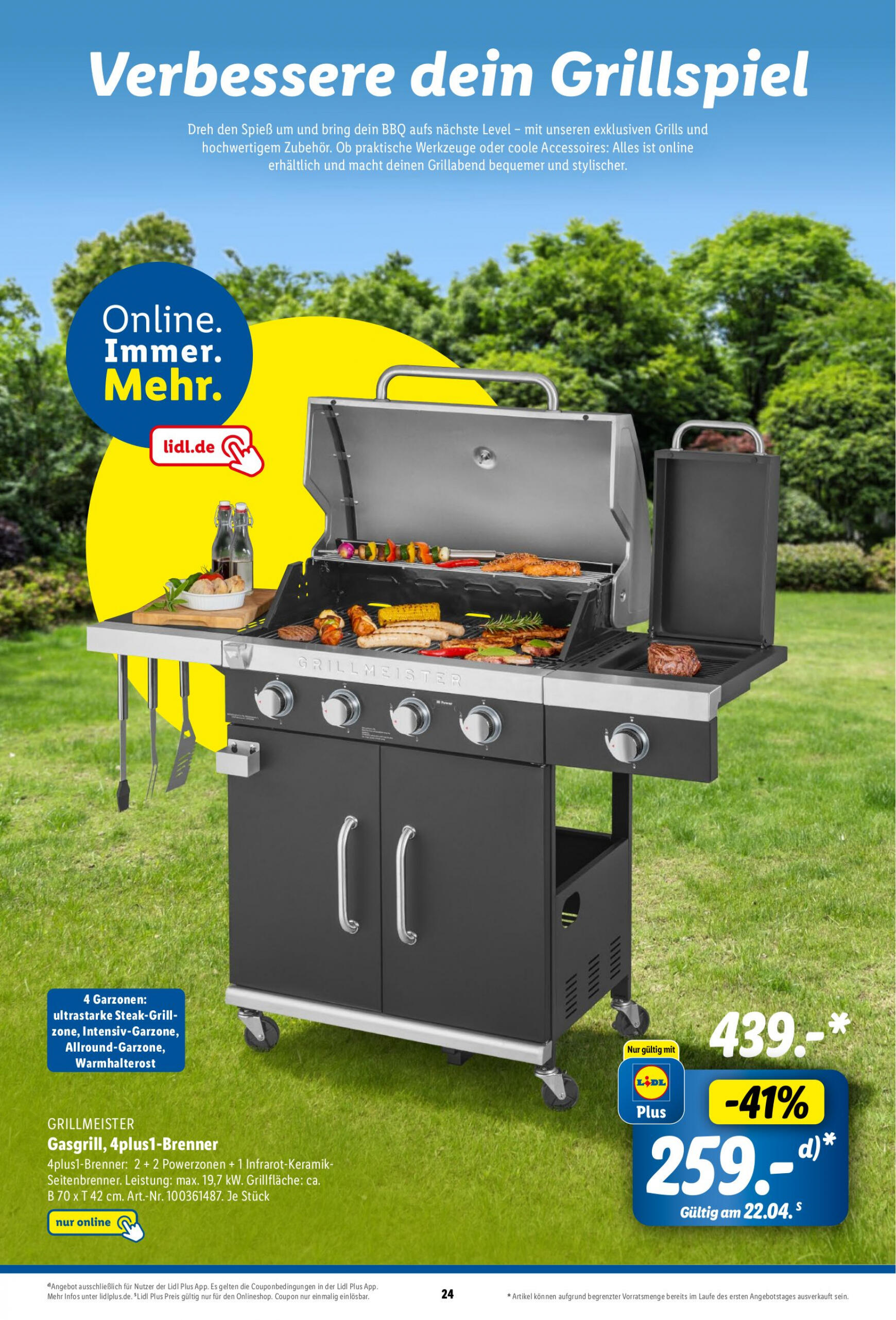 lidl - Flyer Lidl - Grillmagazin aktuell 22.04. - 30.06. - page: 24